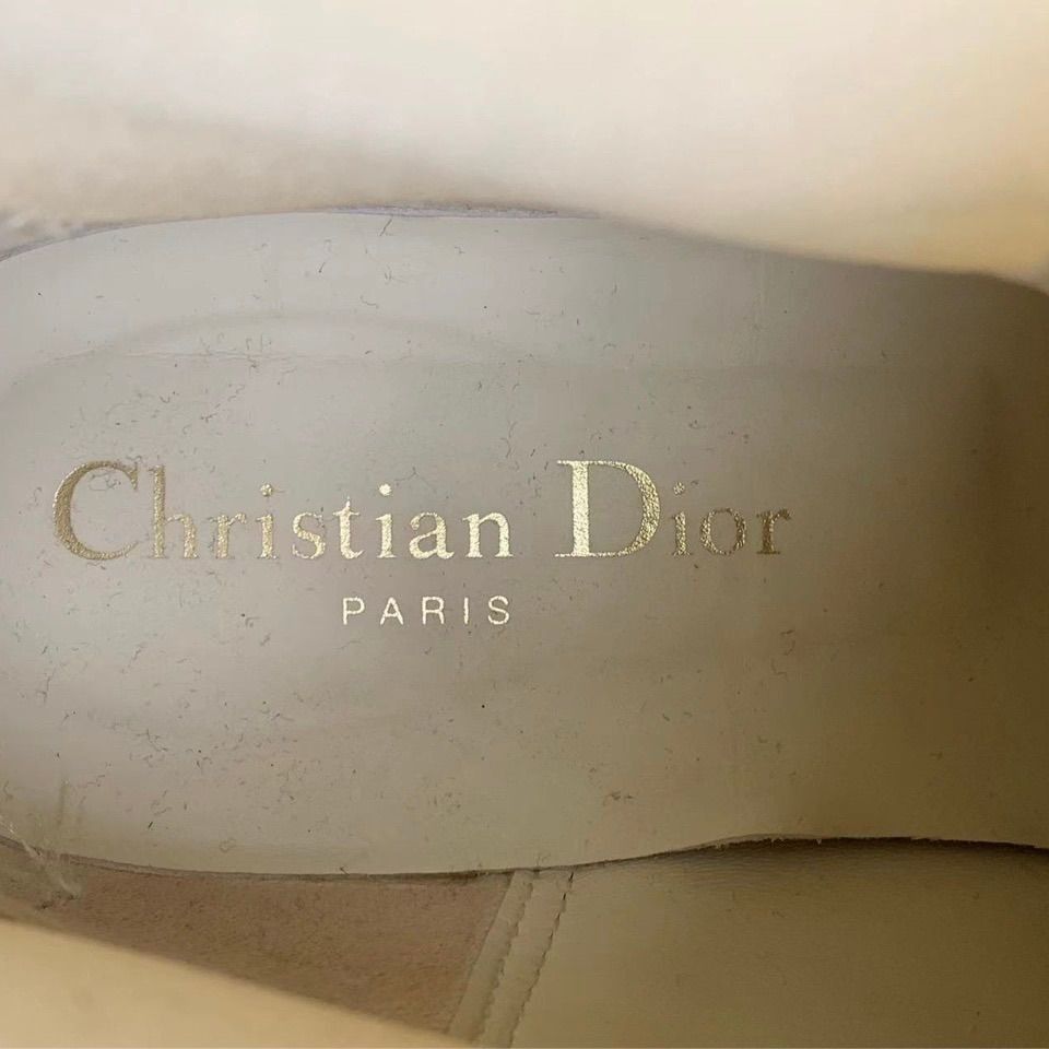 Dior Christian Dior Ladies White Calfskin Chelsea Boots Size 37 Size US 7 / IT 37 - 3 Thumbnail