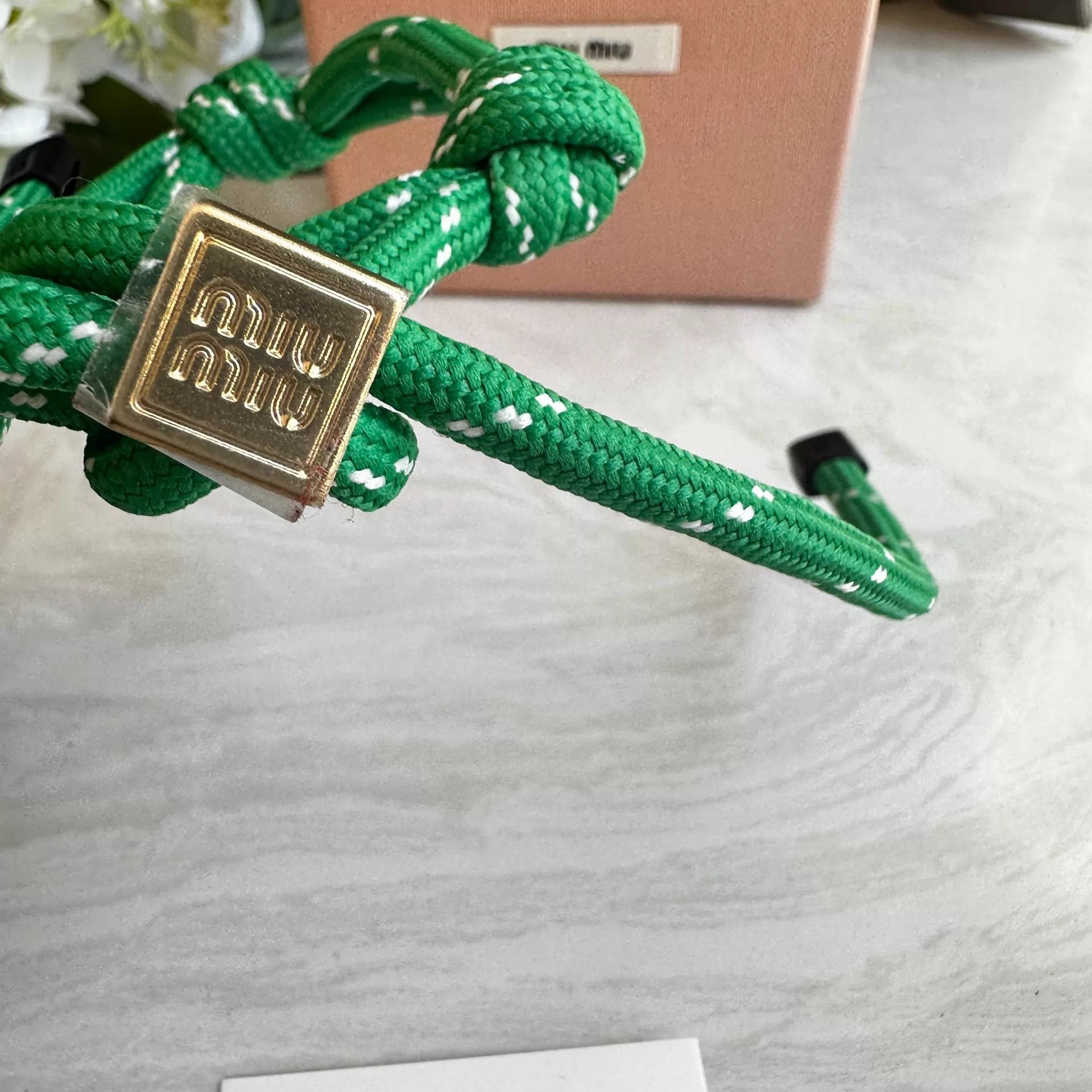 Miu Miu MIU MIU unused bracelet with box AH289 Size ONE SIZE - 3 Thumbnail
