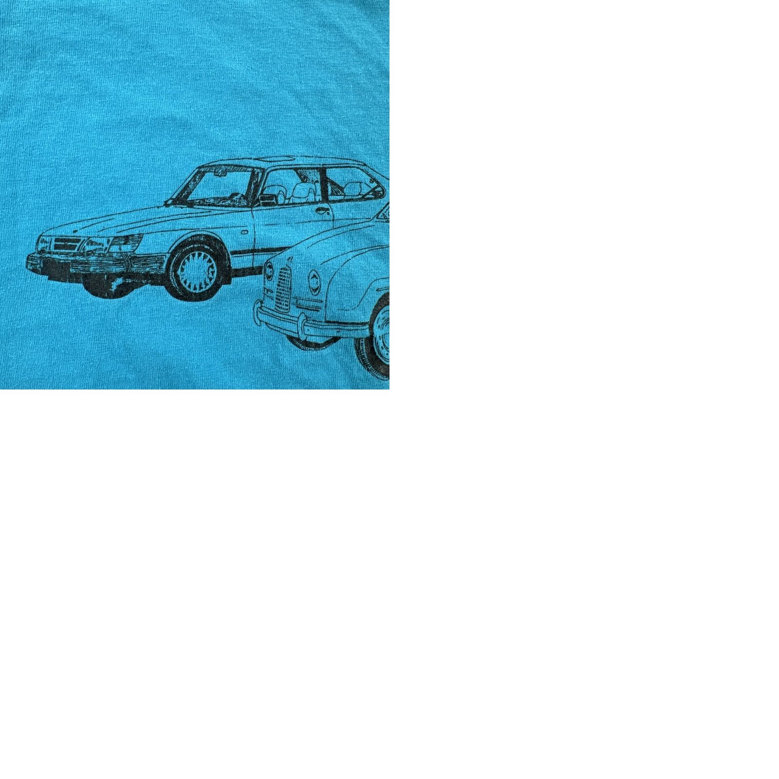 Fruit Of The Loom VINTAGE Fruit of the Loom XL Crew Neck T-Shirt Mens USA 1993 SAAB Convention Blue Size US XL / EU 56 / 4 - 12 Thumbnail