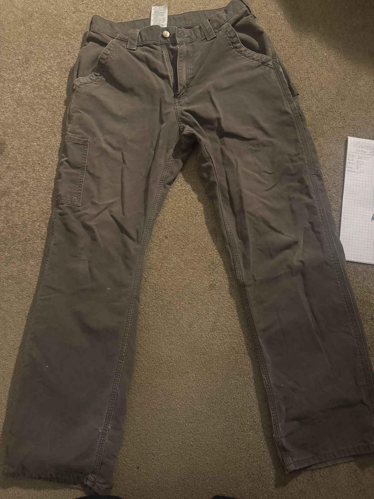 Carhartt Carhartt Brown work pants Size US 30 / EU 46 - 4 Thumbnail