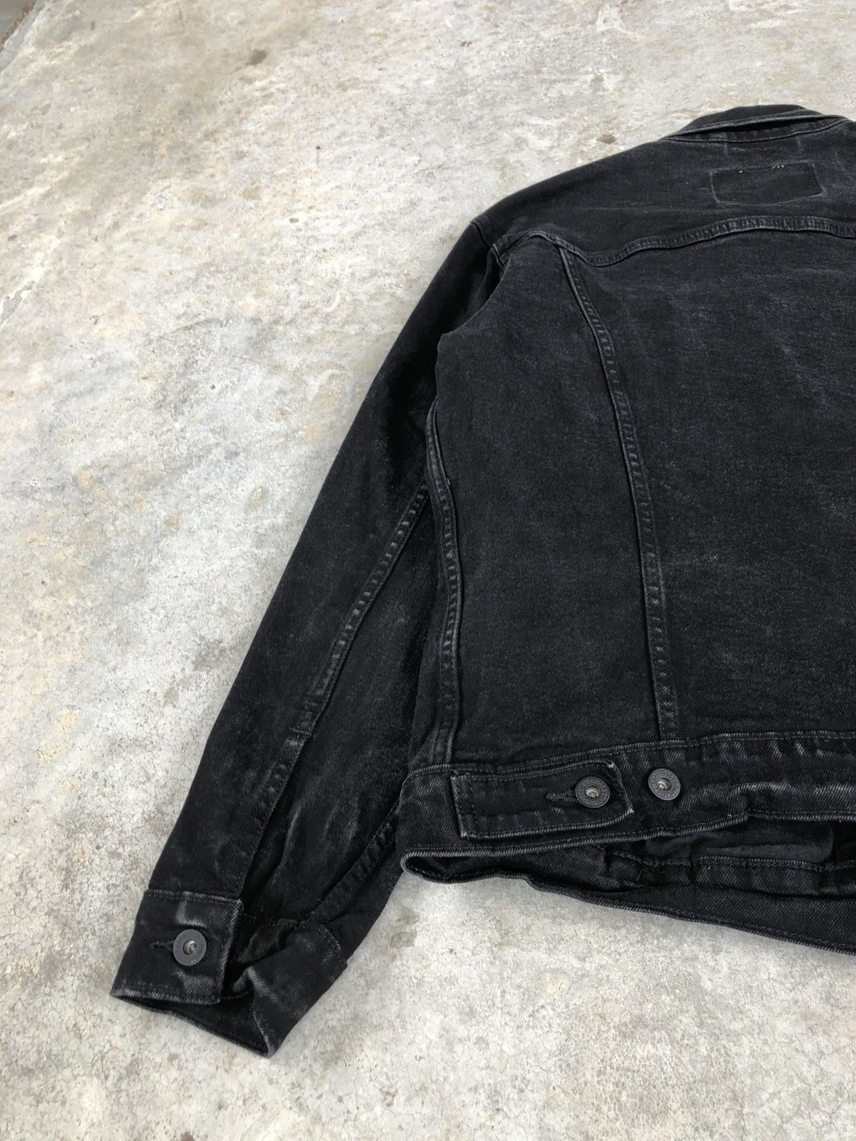 Levi's Y2k Levis Distressed Denim Jacket Size US M / EU 48-50 / 2 - 17 Thumbnail