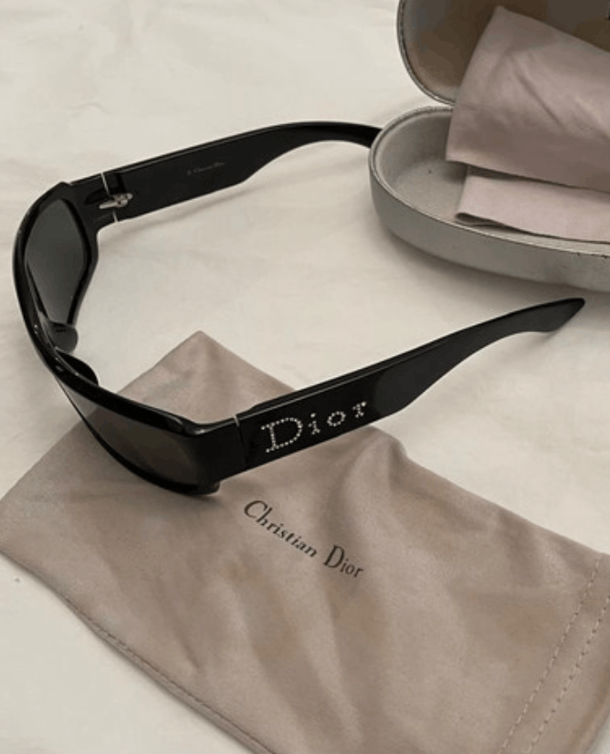Dior Dior Sunglasses Latina Girl Shield Mask Bike Pop Vintage Size ONE SIZE - 2 Thumbnail