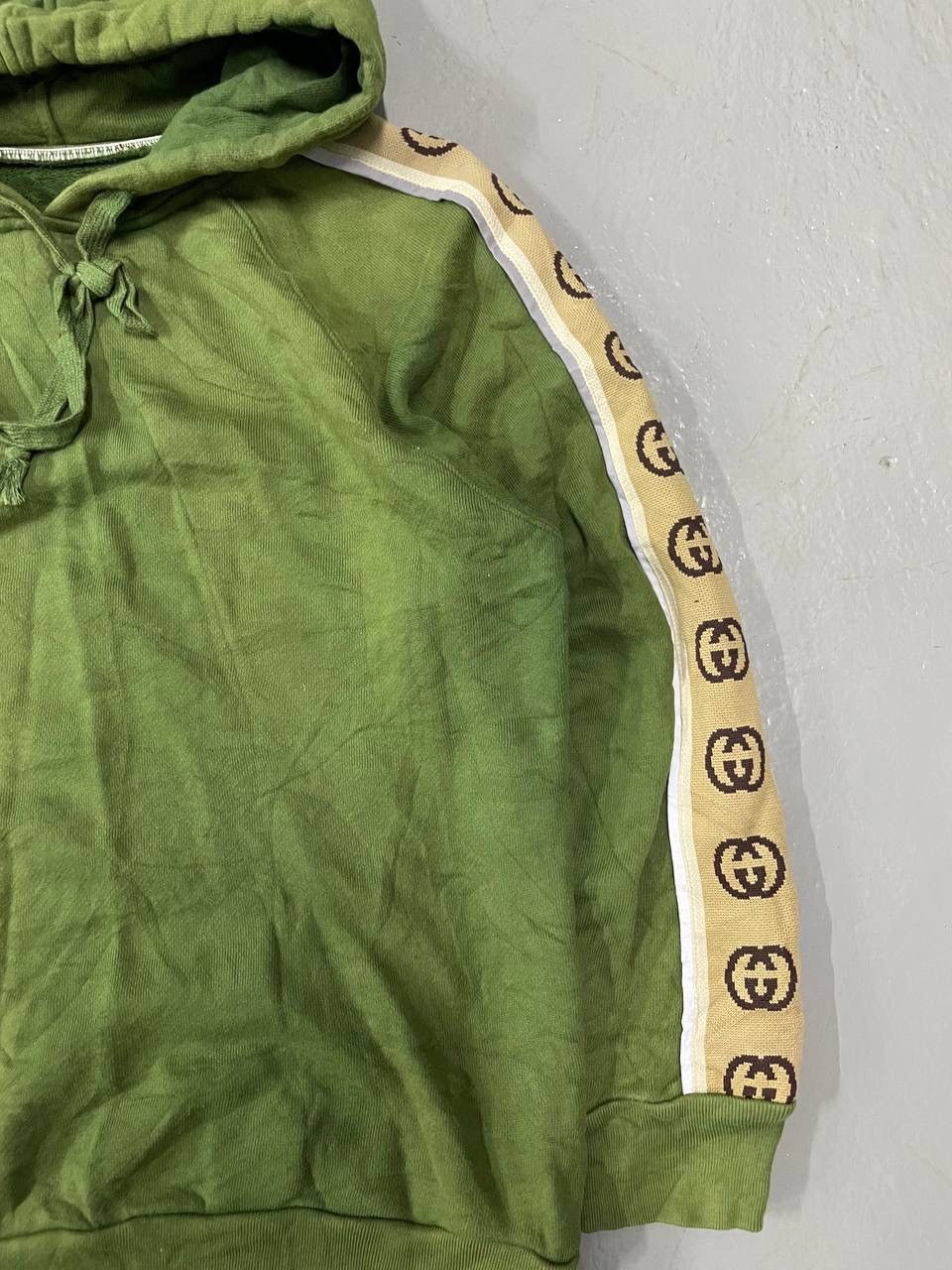 Gucci Gucci green cotton jersey hoodie. Reflective line Size US XXS / EU 40 - 7 Thumbnail