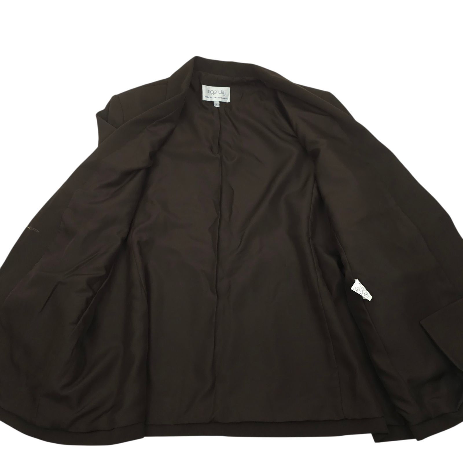 Other Ingenuity Blazer Jacket 18 Quiet Luxury Minimalist Workwear Size XXL / US 16-18 / IT 52-54 - 7 Thumbnail