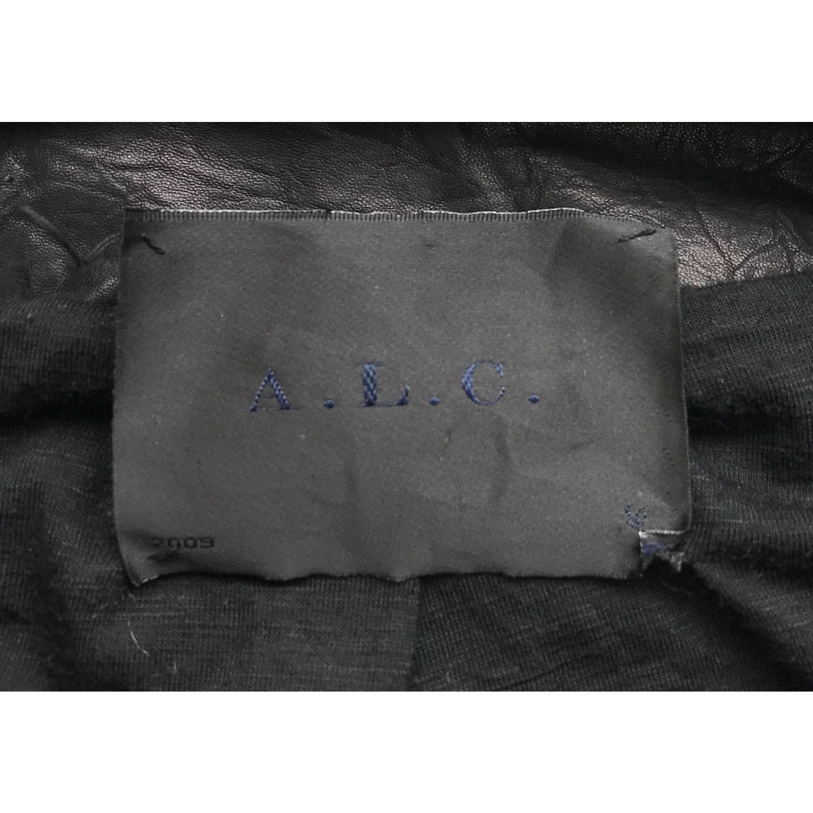 Other ALC Black Lamb Leather Moto Jacket Women Small 6 Black LR146 Size M / US 6-8 / IT 42-44 - 5 Thumbnail