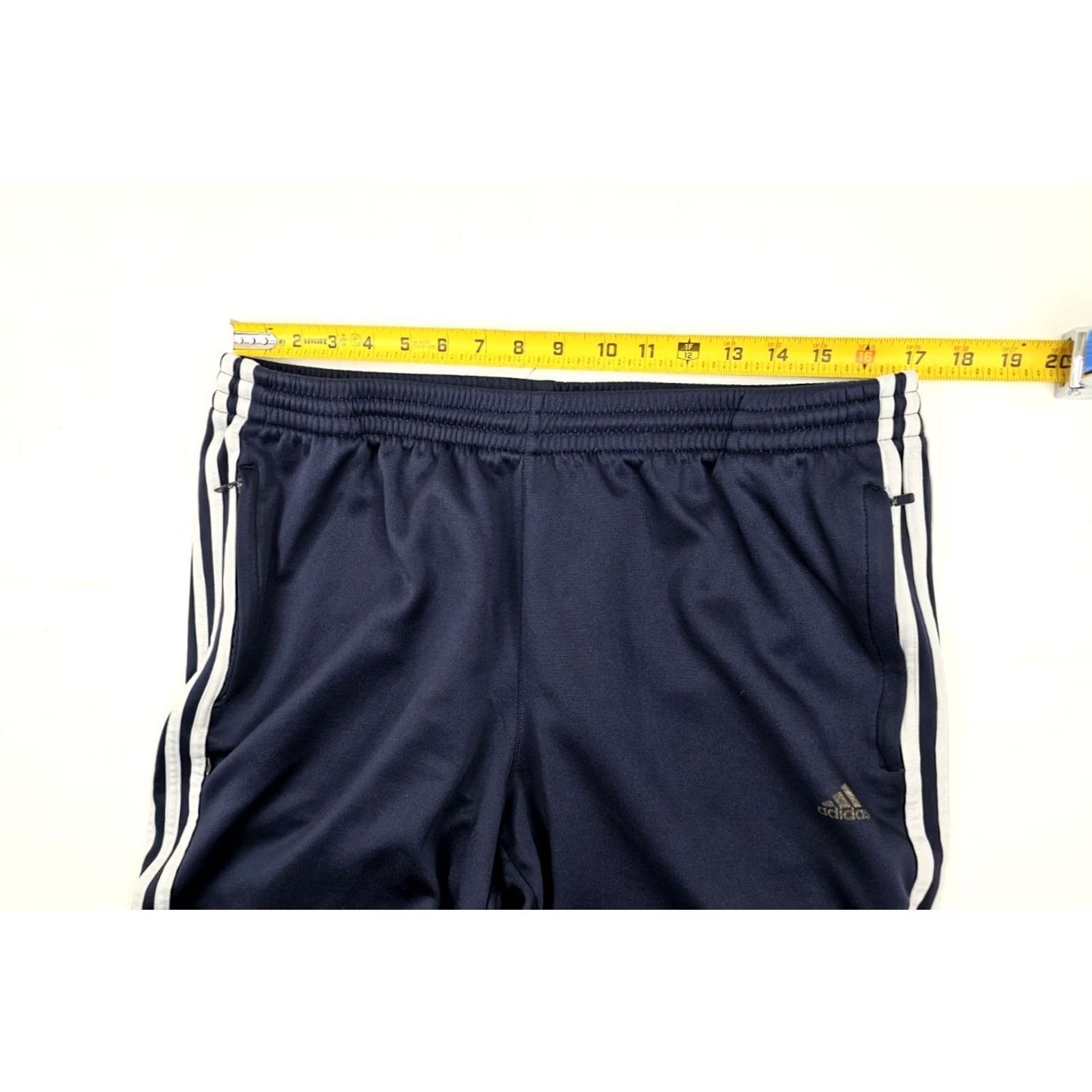 Adidas Adidas Clima365 Straight Leg Fleece Track Pants Men XL Navy Blue Y2K Foam? Size US 36 / EU 52 - 6 Thumbnail
