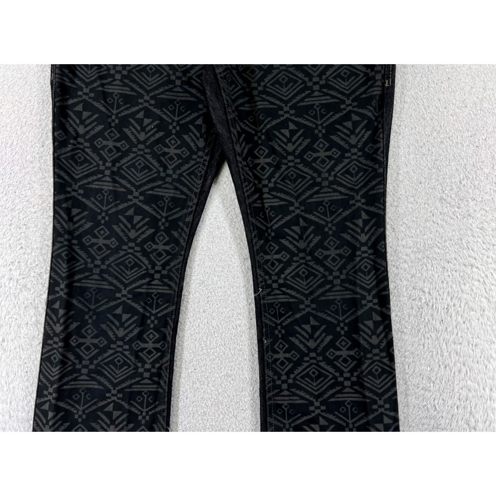 Denime Cruel Denim Jeans Boots Cut Black Denim Abby Bootcut 11 Womens Aztec Pattern Vintage No N/A Size 32" / US 10 / IT 46 - 3 Thumbnail