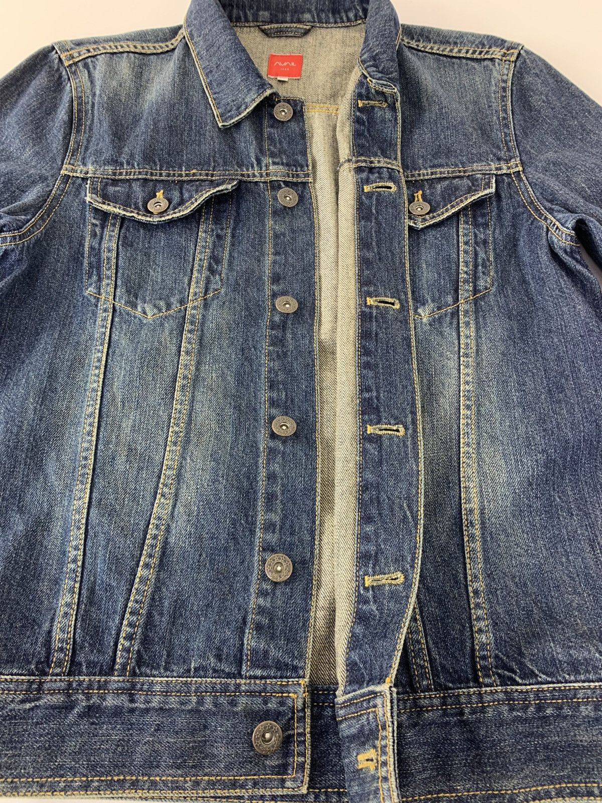 Japanese Brand Indigo Avail Denim Jacket Double Pocket Western Style Size M / US 6-8 / IT 42-44 - 5 Thumbnail