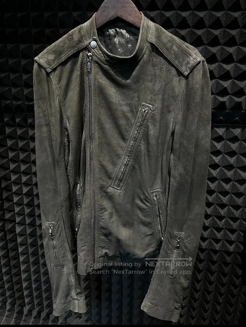 Rick Owens Rick Owens Suede Leather Jacket- Size US M / EU 48-50 / 2 - 2 Thumbnail