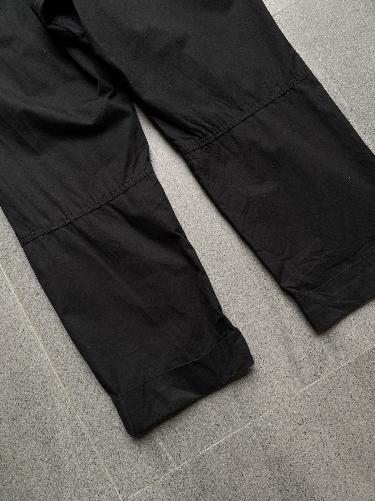 Issey Miyake ZUCCa Black Button Fly Pants / Issey Miyake Group Size US 29 - 6 Thumbnail