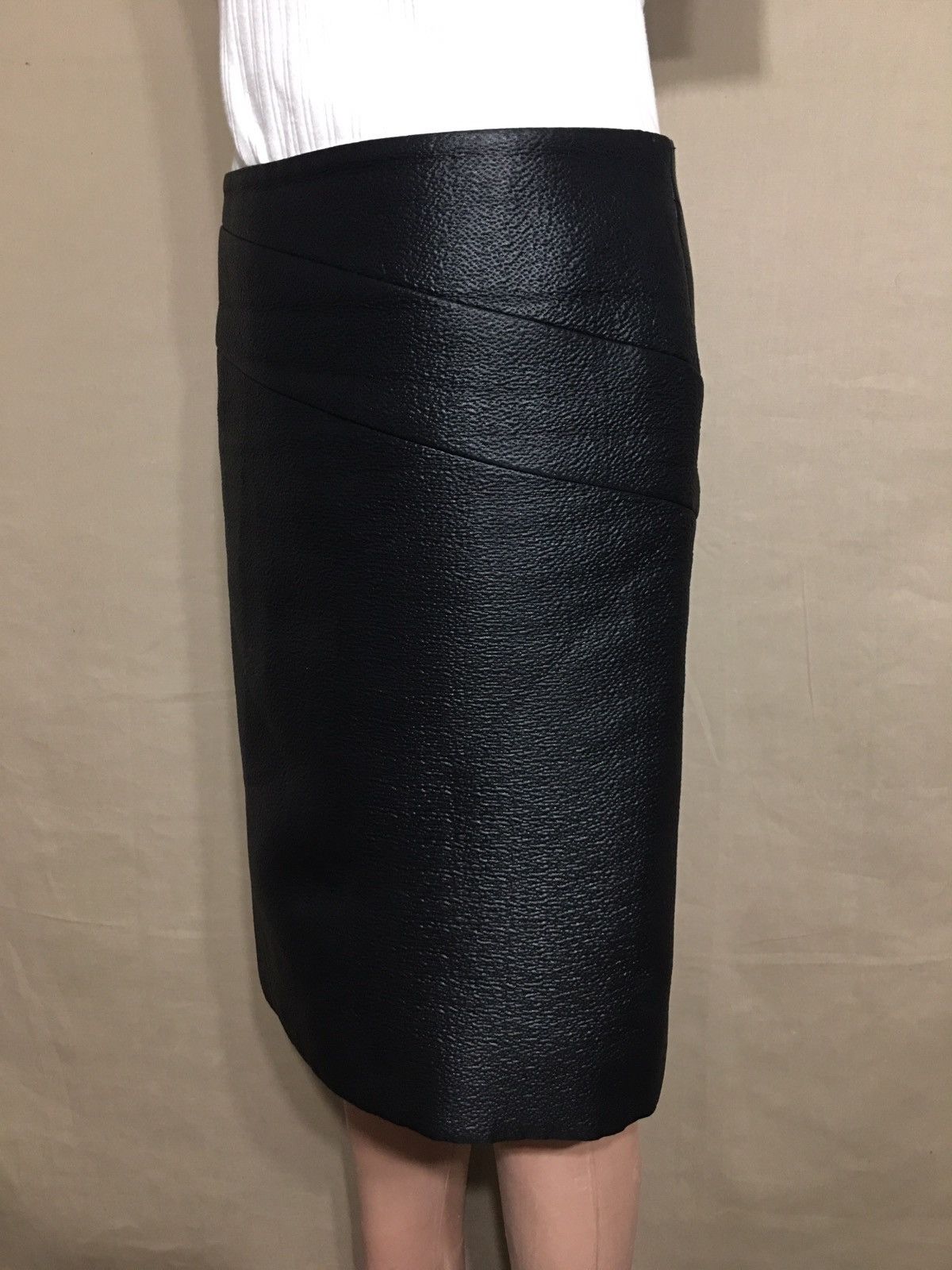 Celine CELINE Wool Blend Black Elegant Short Skirt Size EU 40 Size 28" / US 6 / IT 42 - 4 Thumbnail