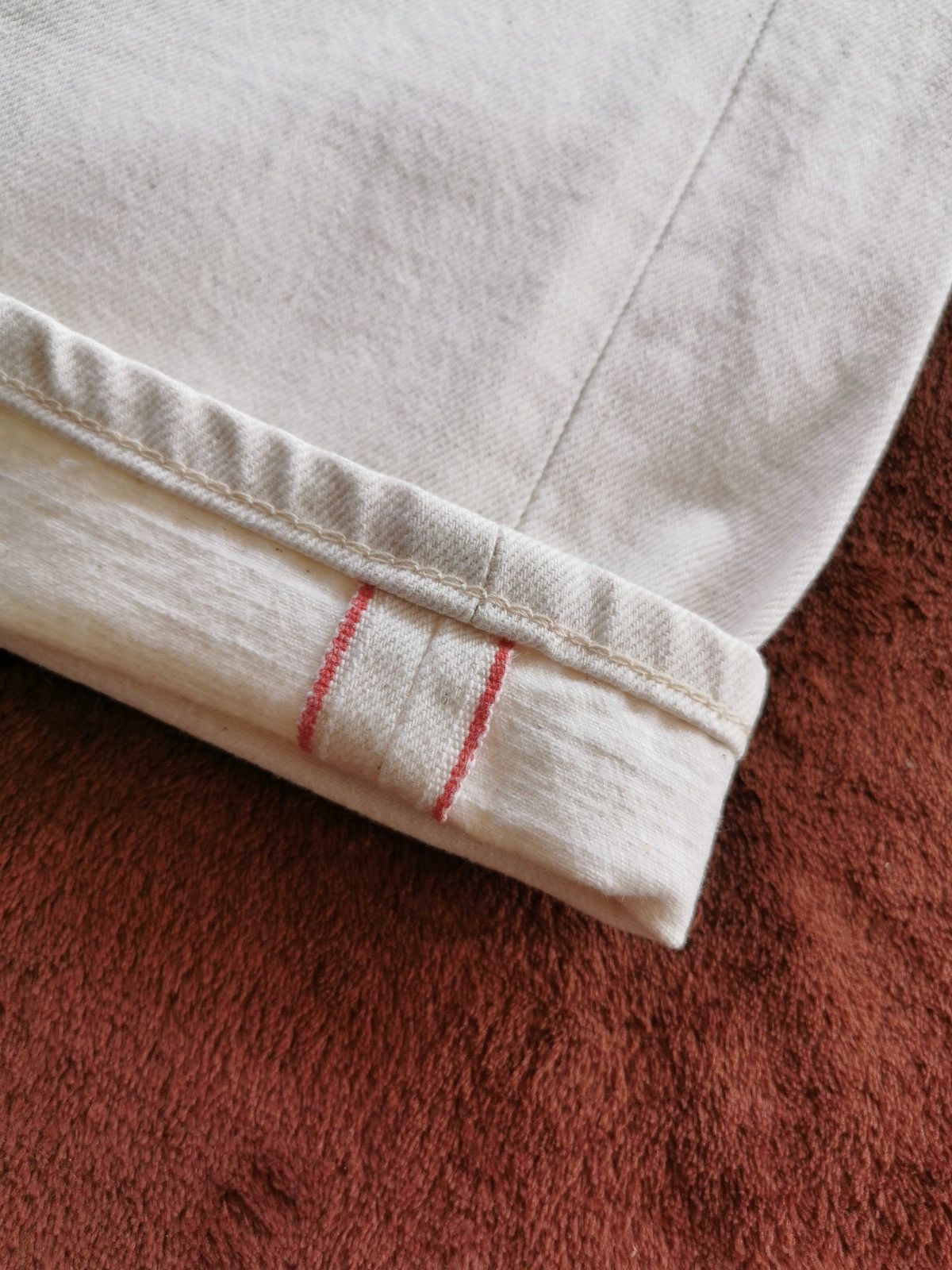 Beauty Beast Edwin Selvedge Size 31 x 46.5 Size US 31 - 5 Thumbnail