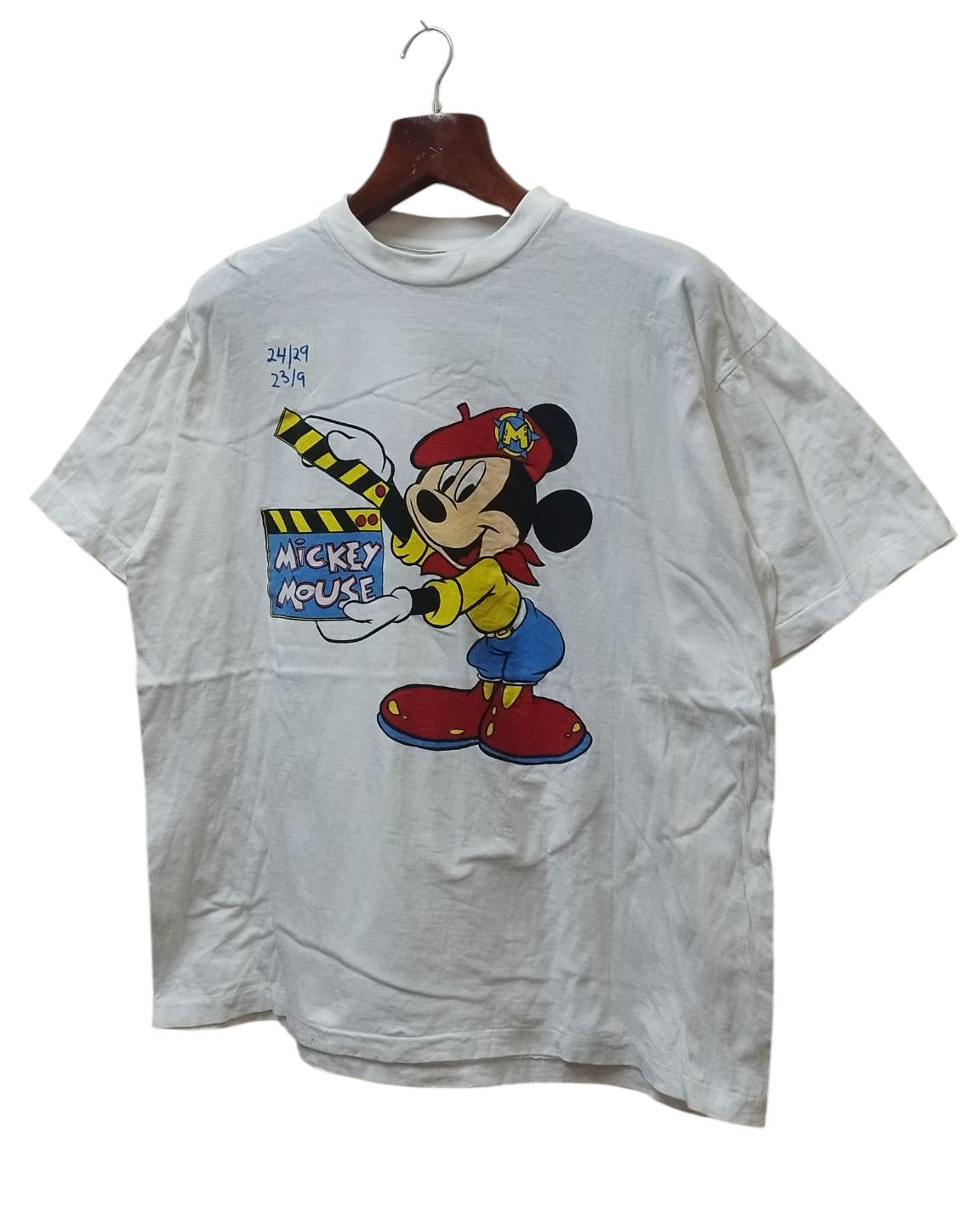 Mickey Mouse Vtg 90s Mickey Mouse T-shirt Disney Cartoons Size US XL / EU 56 / 4 - 2 Thumbnail