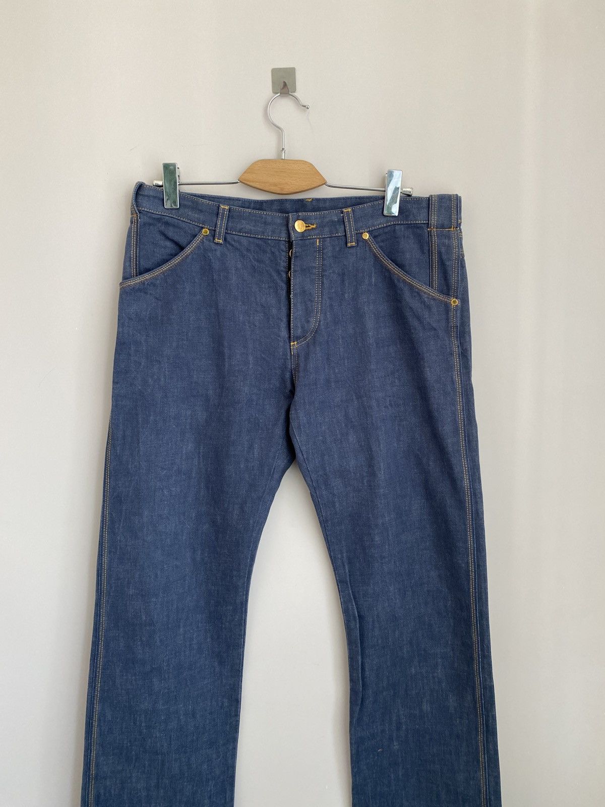 Louis Vuitton Louis Vuitton dark blue men's jeans Size US 33 - 6 Thumbnail
