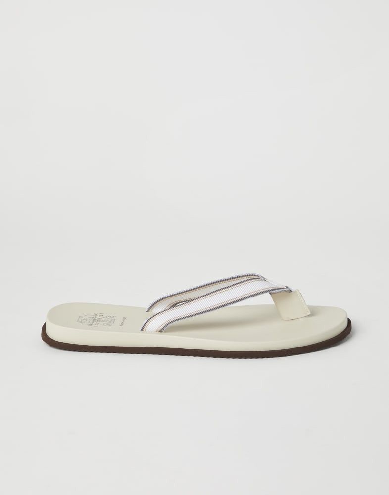 Brunello Cucinelli o1w1db10725 Slippers in Grey Size US 9 / EU 42 - 1 Thumbnail