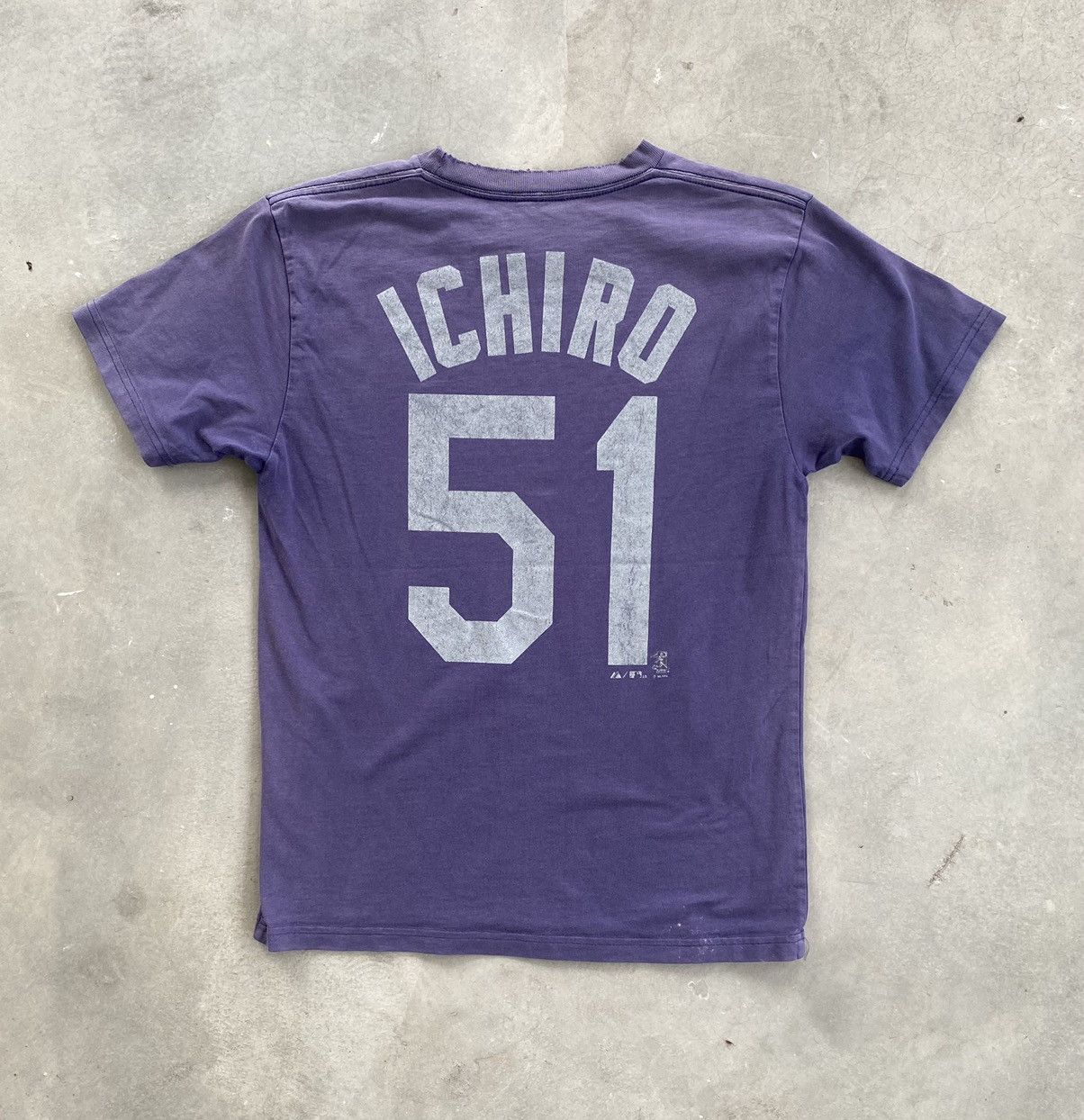 Majestic × Vintage VINTAGE MAKESTIC MARINERS ICHIRO SUNFADED TEE Size US S / EU 44-46 / 1 - 4 Thumbnail