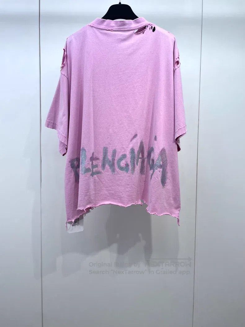 Balenciaga Balenciaga Letter hole T-shirt Size US M / EU 48-50 / 2 - 2 Thumbnail