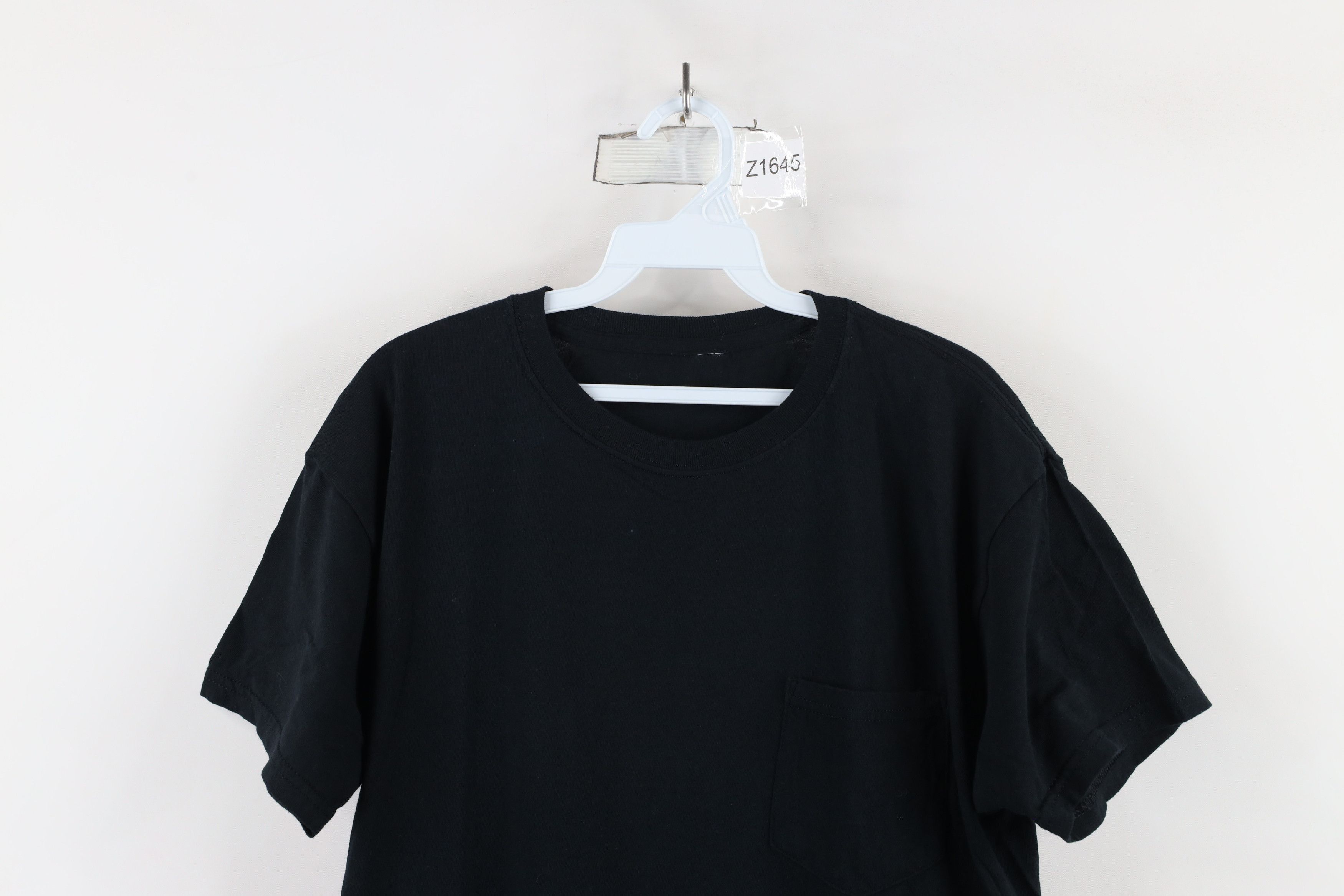Vintage Vintage 90s Streetwear Short Sleeve T-Shirt Black Cotton Size US L / EU 52-54 / 3 - 2 Thumbnail
