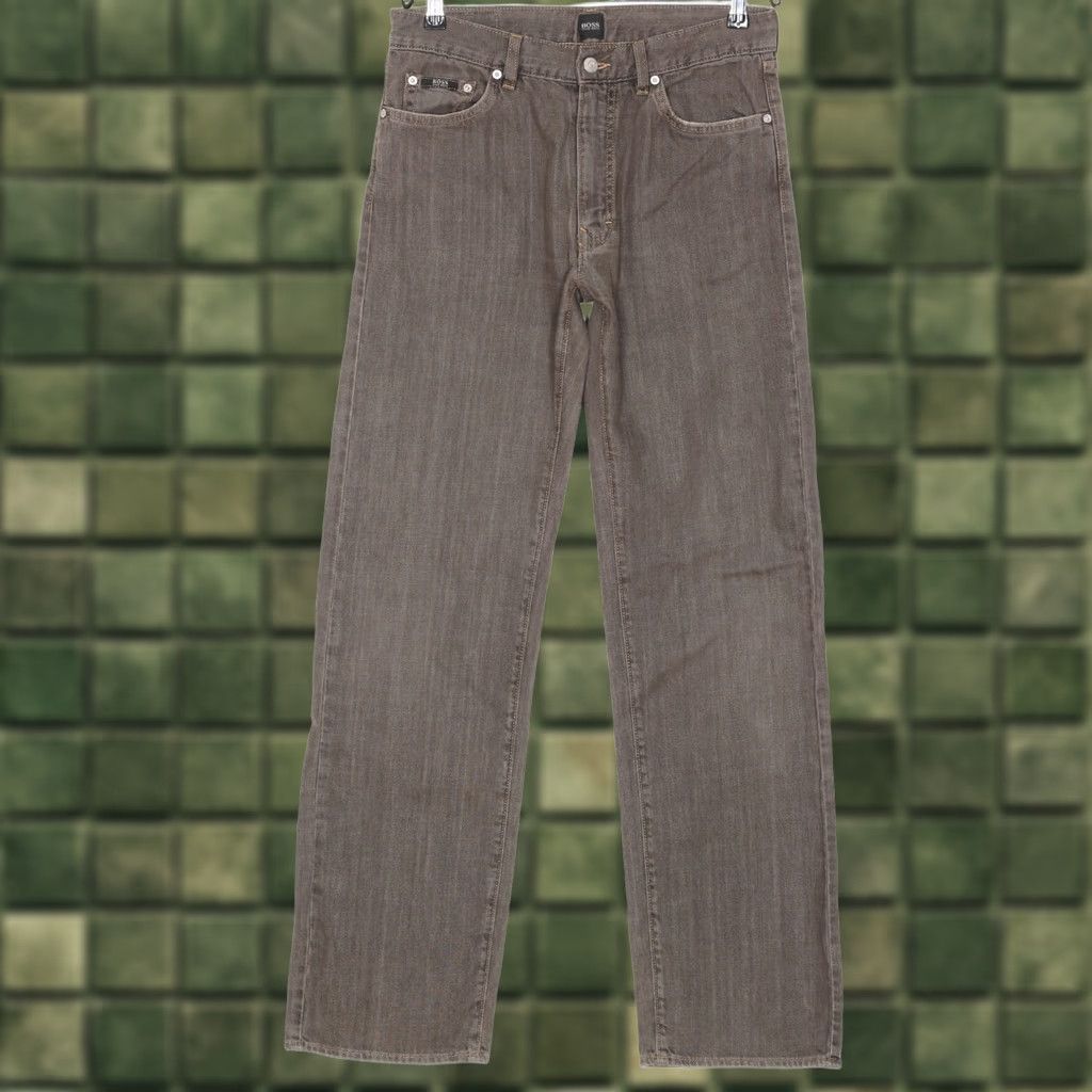 Hugo Boss VINTAGE HUGO BOSS TEXAS Jeans Men 32/34 Regular Straight DZ6169 Grey Jeans Size US 32 / EU 48 - 1 Thumbnail