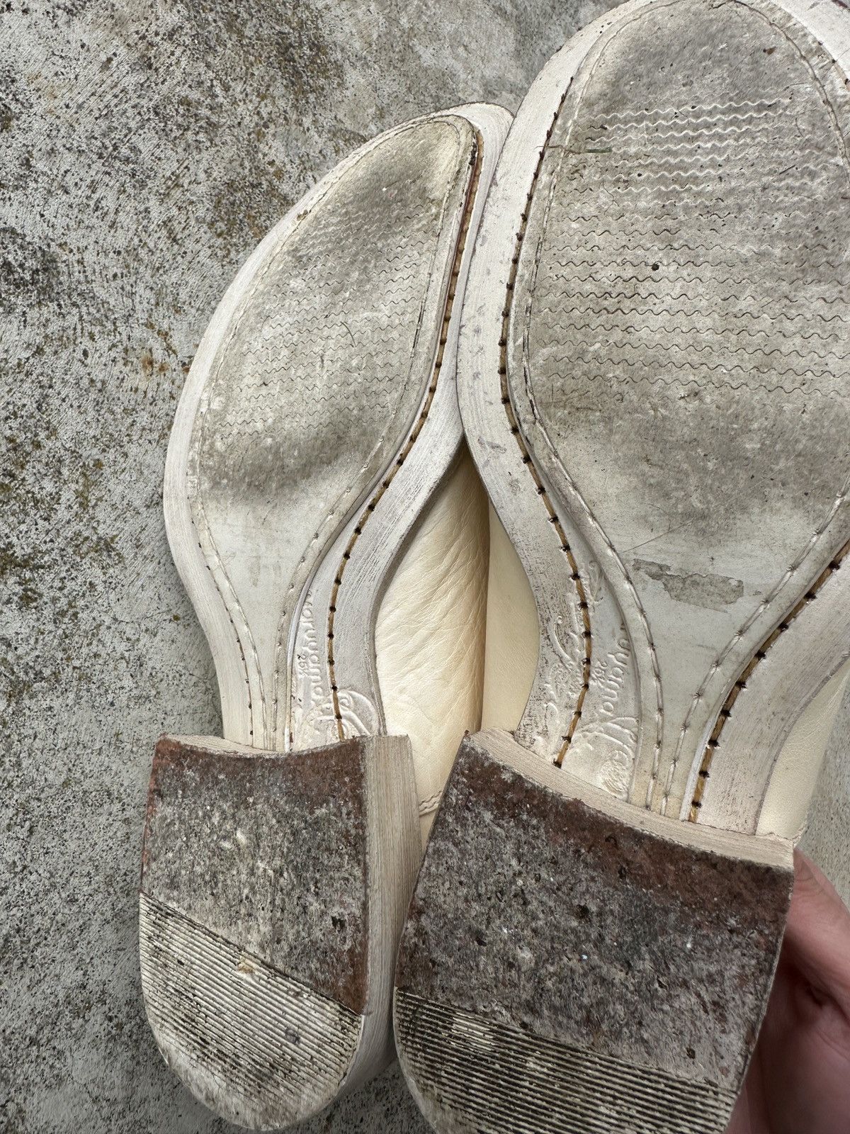 Japanese Brand Kyoji Maruyama ivory bagguette clown leather derby ccp guidi Size US 9.5 / EU 42-43 - 8 Thumbnail