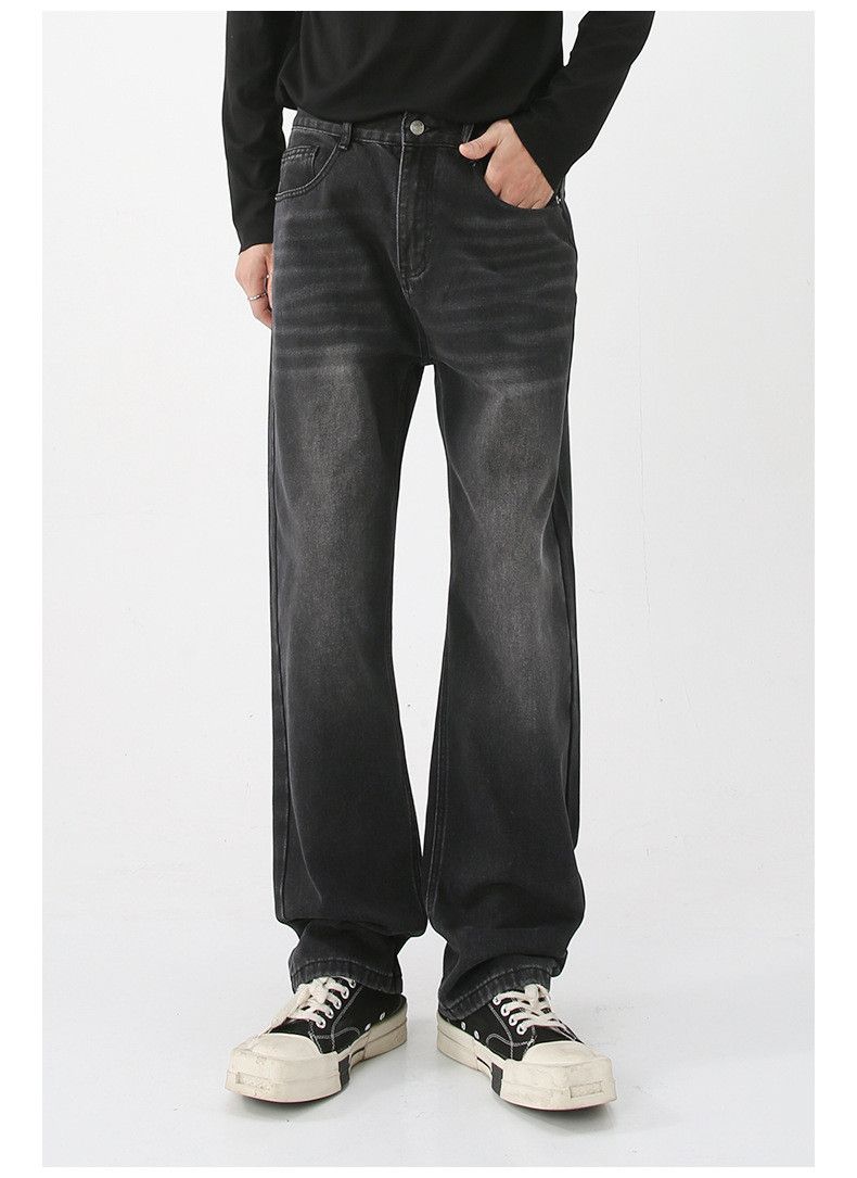 Japanese Brand Japanese washed retro straight loose casual jeans Size US 32 / EU 48 - 2 Thumbnail
