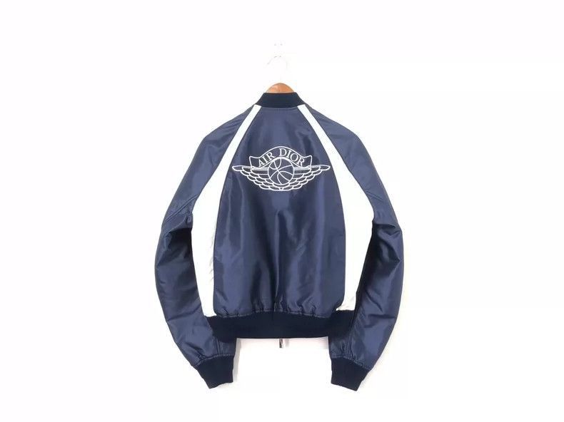 Dior Dior x Air Jordan Blue Silk Jacket-2505 Size US M / EU 48-50 / 2 - 2 Thumbnail