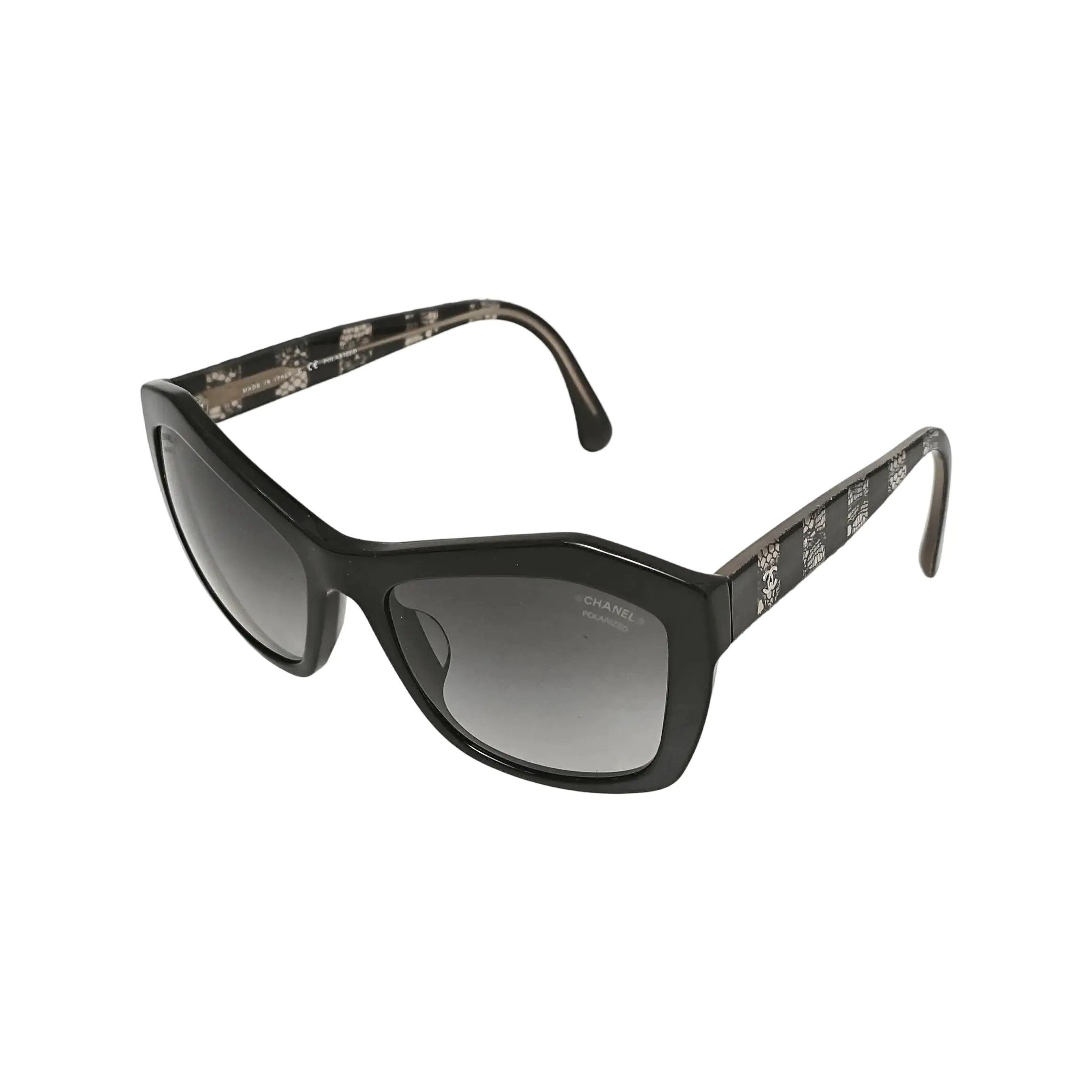 Chanel Chanel Square Lace Detail Sunglasses One Size Size ONE SIZE - 1 Thumbnail