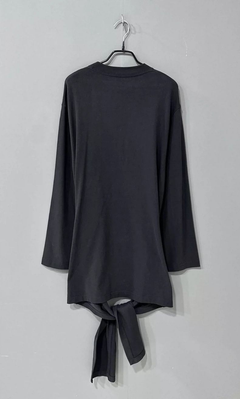Balenciaga Balenciaga Long Sleeve Top with Tie-2506 Size M / US 6-8 / IT 42-44 - 3 Thumbnail
