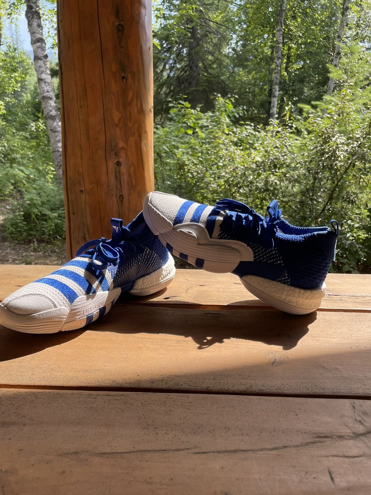 Adidas Trae young 2.0 royal blue Size US 11.5 / EU 44-45 - 9 Thumbnail