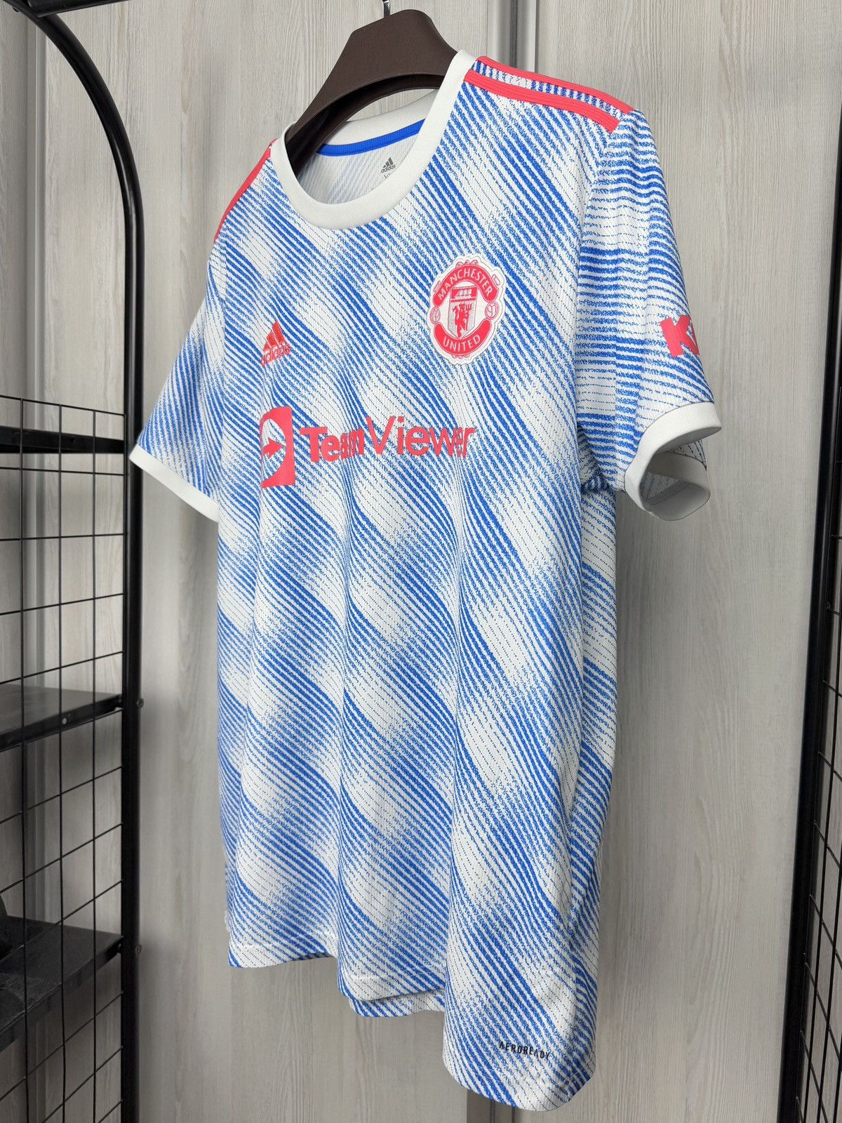 Adidas ADIDAS MANCHESTER UNITED 2021 2022 AWAY SHIRT FOOTBALL JERSY Size US XL / EU 56 / 4 - 5 Thumbnail