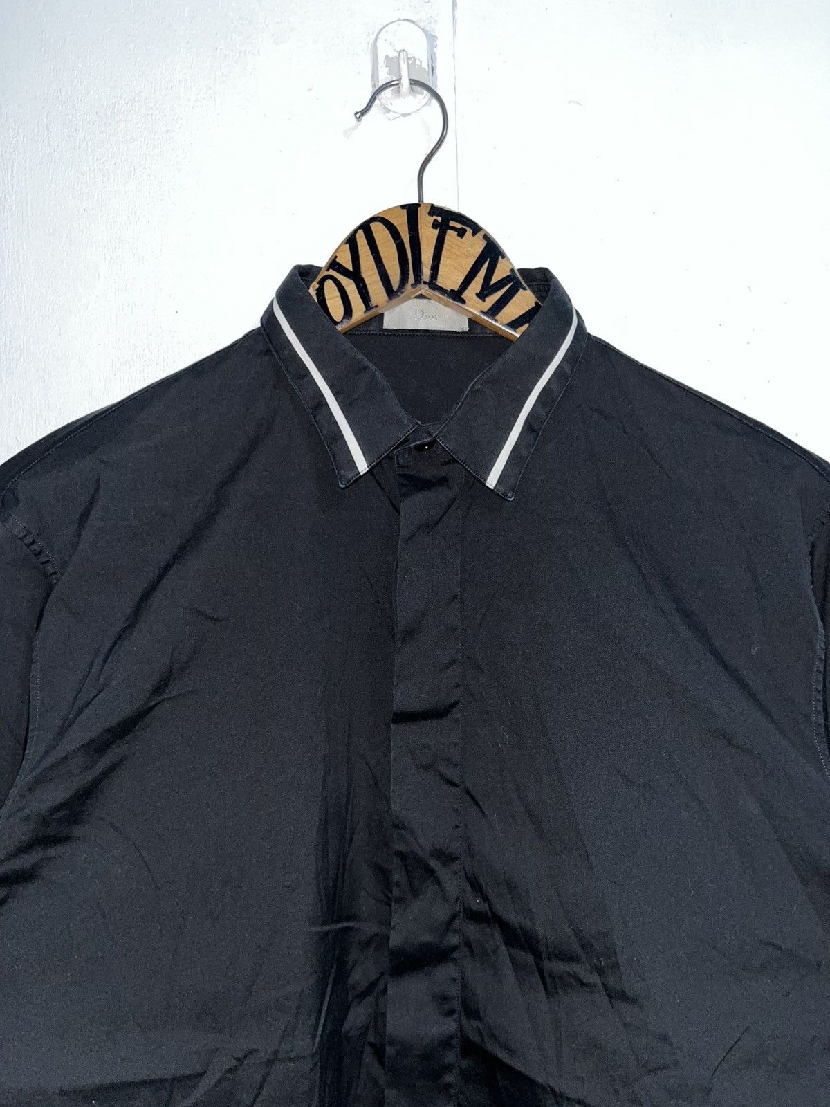 Dior DIOR BEE LOGO BUTTONS DOWN BLACK POLO Size US L / EU 52-54 / 3 - 4 Thumbnail