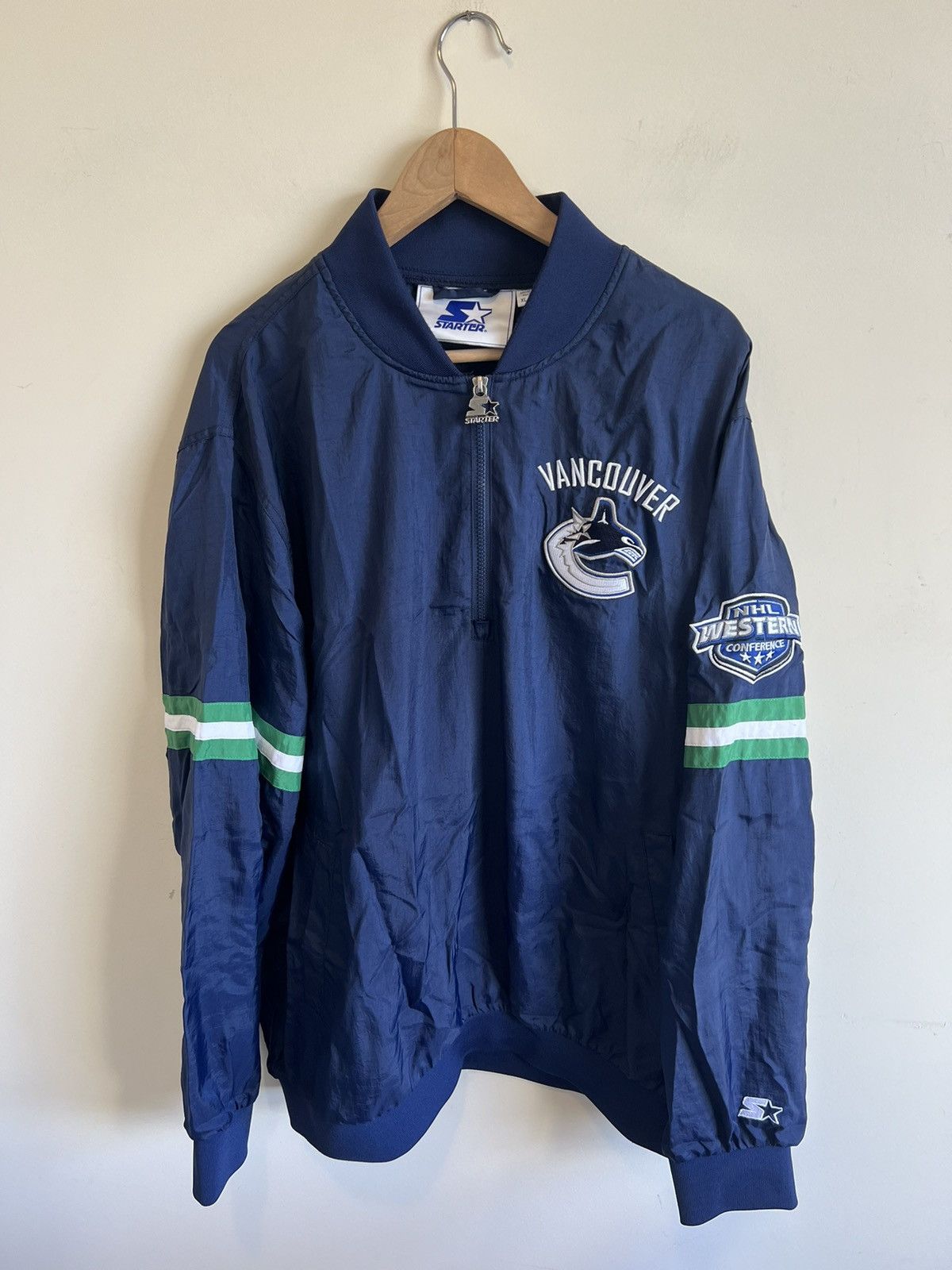 Starter × Vintage VINTAGE VANCOUVER CANUCKS STARTER ORCA JACKET Size US XL / EU 56 / 4 - 1 Thumbnail