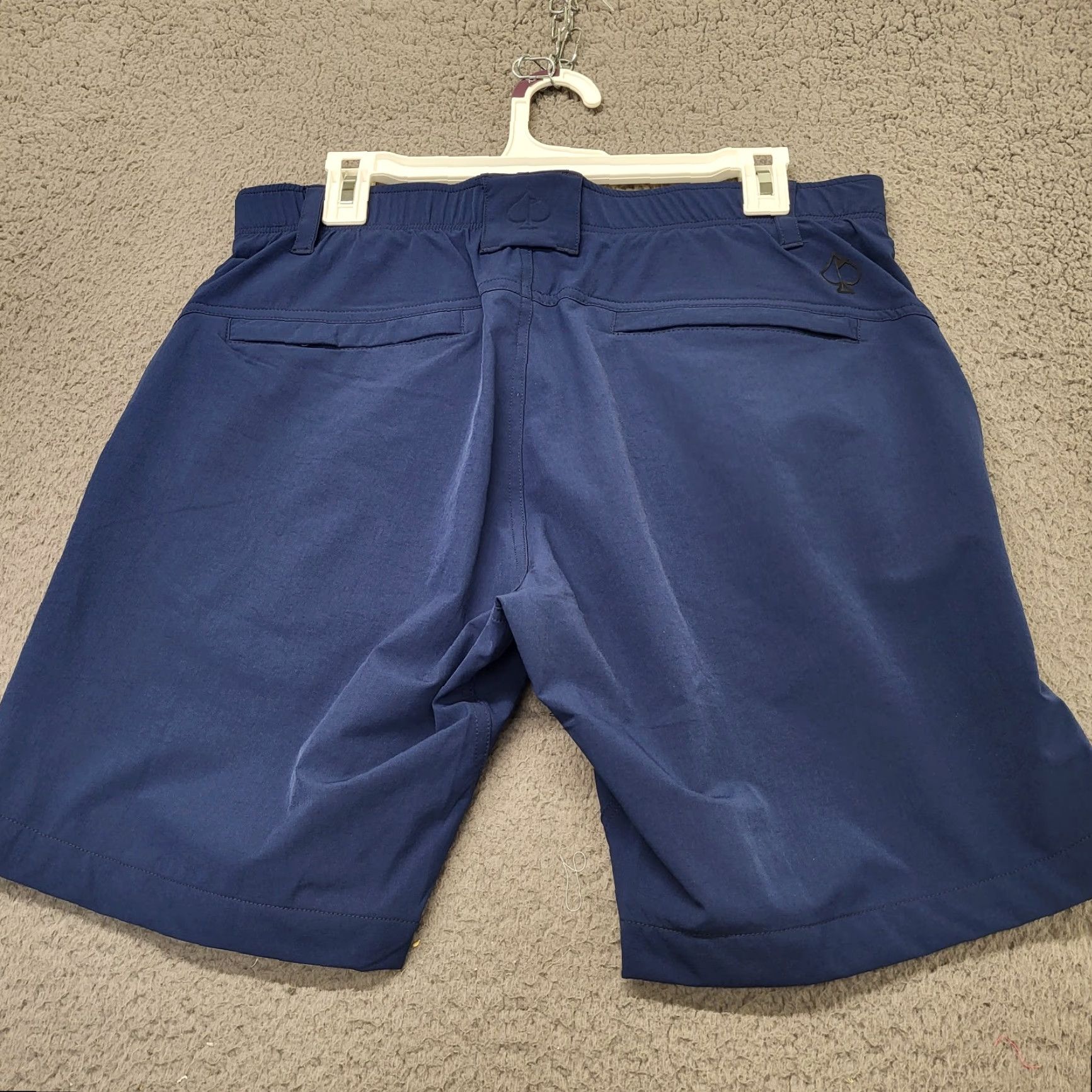 Vintage Pins & Aces Shorts Mens 34" Blue Wicking Performance Comfort Golf Outdoors Size US 34 / EU 50 - 3 Thumbnail