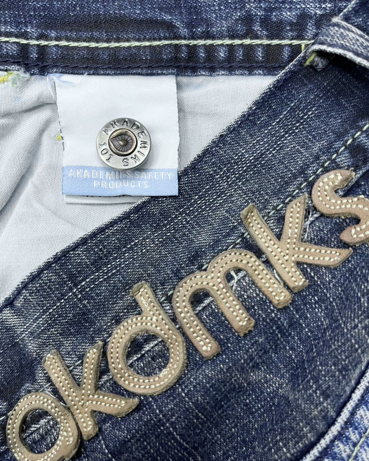 Akademiks AKADEMIKS Hybrid Vertical Spliced Atmosphere Acid WashJeans Size US 30 / EU 46 - 11 Thumbnail