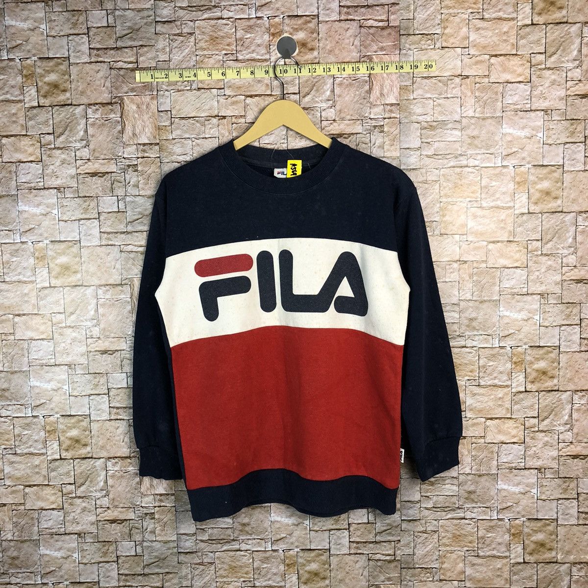 Fila Fila vintage Blue Sweatshirt #A569 Size US S / EU 44-46 / 1 - 1 Thumbnail