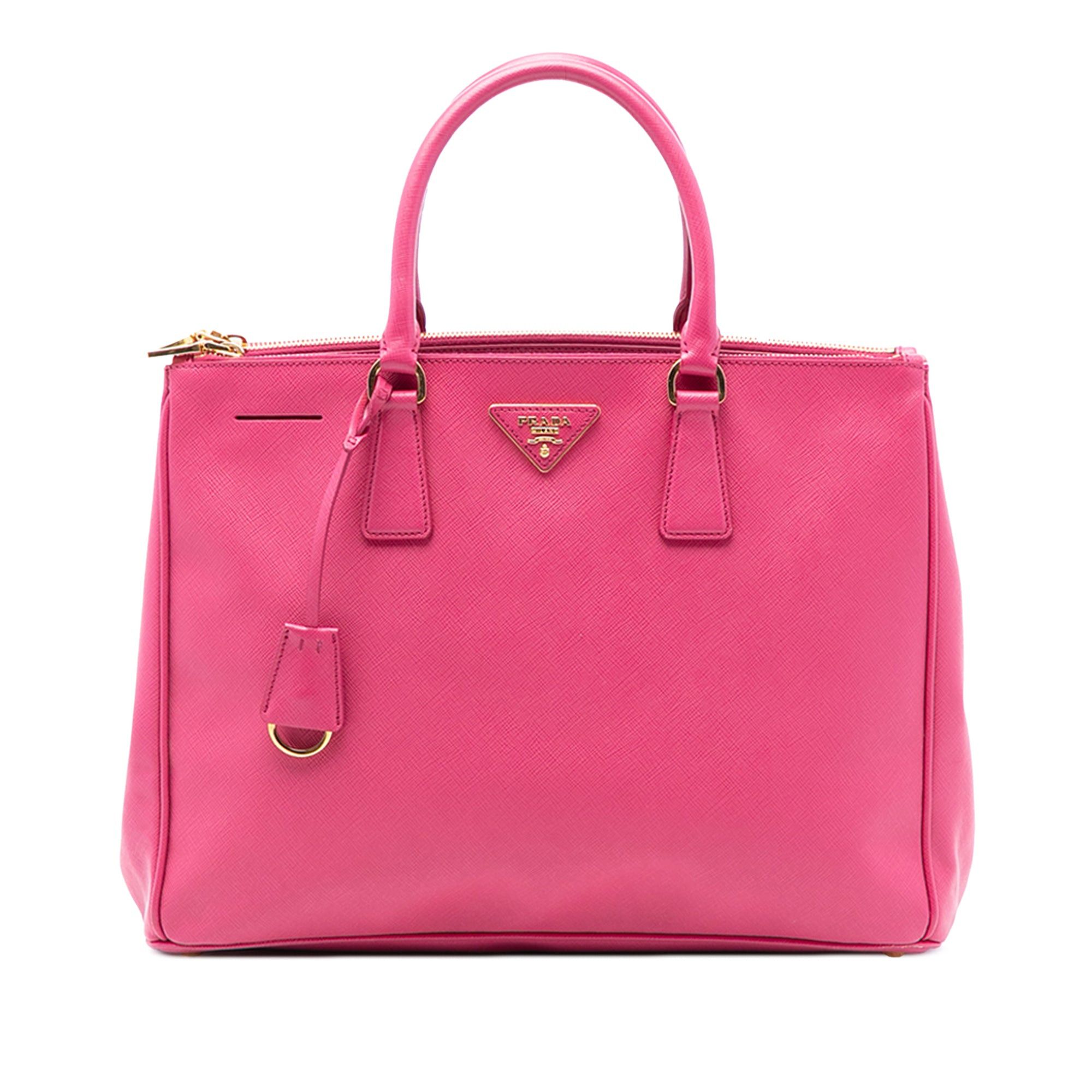 Prada Medium Saffiano Lux Galleria Double Zip Satchel Size ONE SIZE - 1 Thumbnail