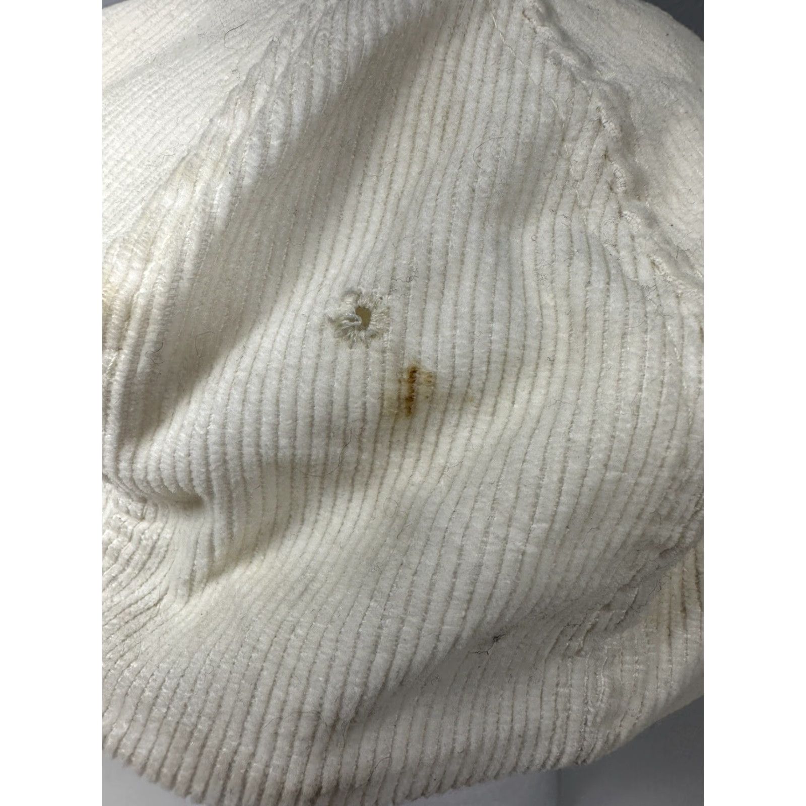 Roper VINTAGE Grateful Dead Dancing Bear Corduroy Rope SnapBack Hat 80s 90s White Adjustable Men Hat Size ONE SIZE - 5 Thumbnail