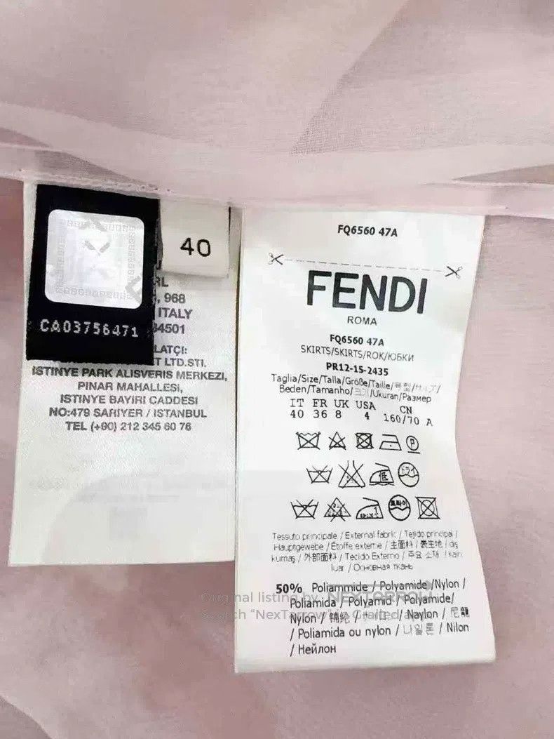 Fendi Fendi High-waisted skirt Size 24" / US 00 / IT 34 - 5 Thumbnail