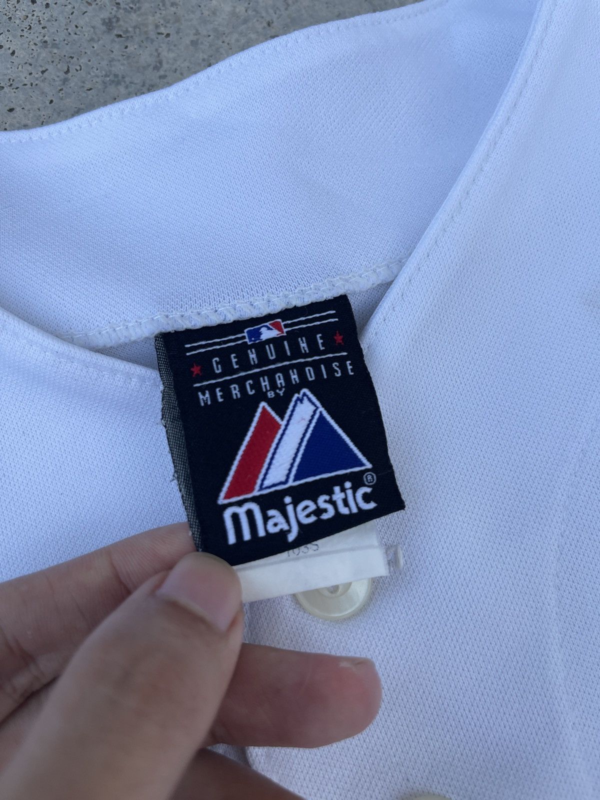 MLB × Majestic × Vintage Milwaukee Brewers White MLB Jersey Size US M / EU 48-50 / 2 - 10 Thumbnail