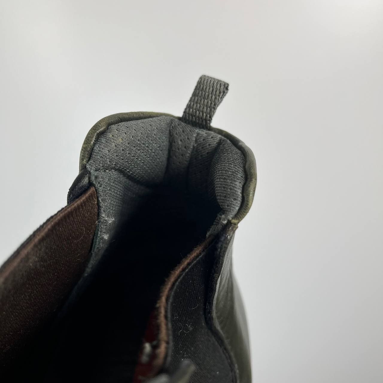 Prada PRADA Men’s Leather Chelsea Boots Green EU 43 / US 9.5 Size US 9.5 / EU 42-43 - 9 Thumbnail