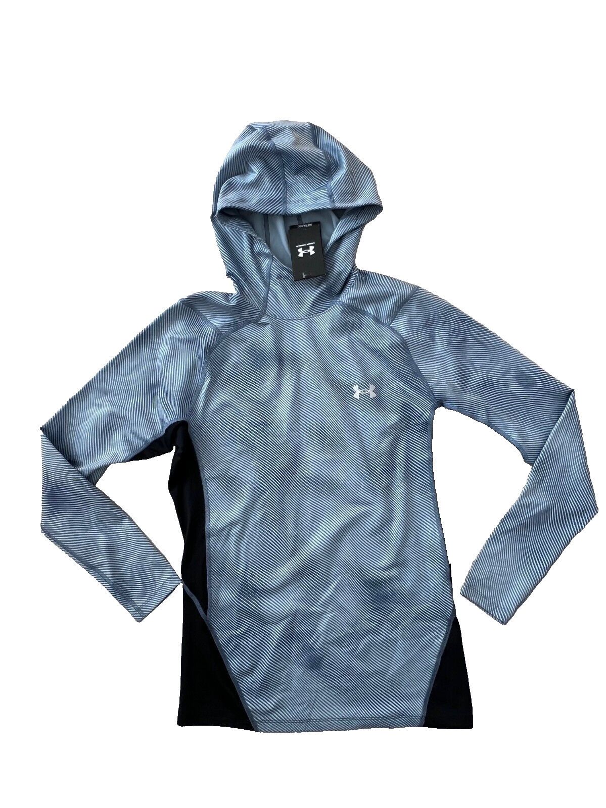 Under Armour 1387387 Compression Hoodie Blue ( XL )
