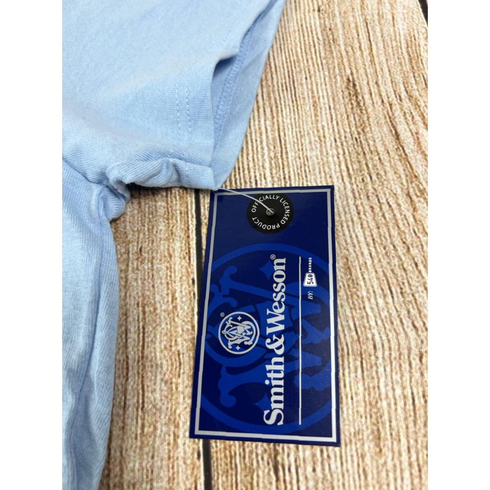 Vintage Smith & Wesson T-Shirt Women XL Blue NWT Purses Pumps Pistols Size XL / US 12-14 / IT 48-50 - 3 Thumbnail