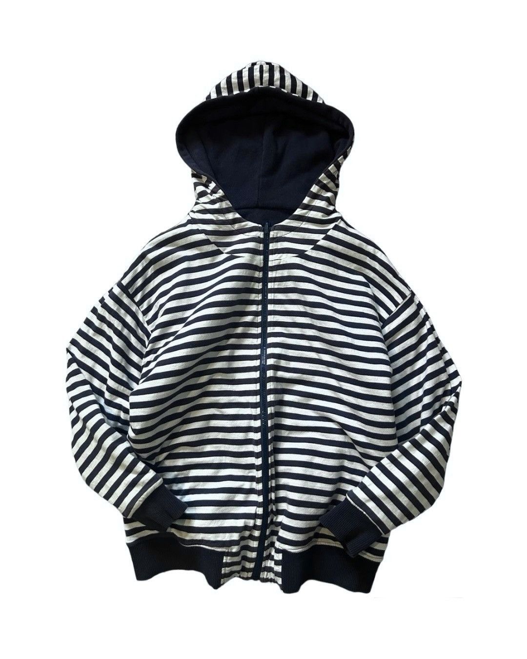 Issey Miyake × Vintage Vintage 80s Issey Miyake Reversible Hoodie Size US M / EU 48-50 / 2 - 6 Thumbnail