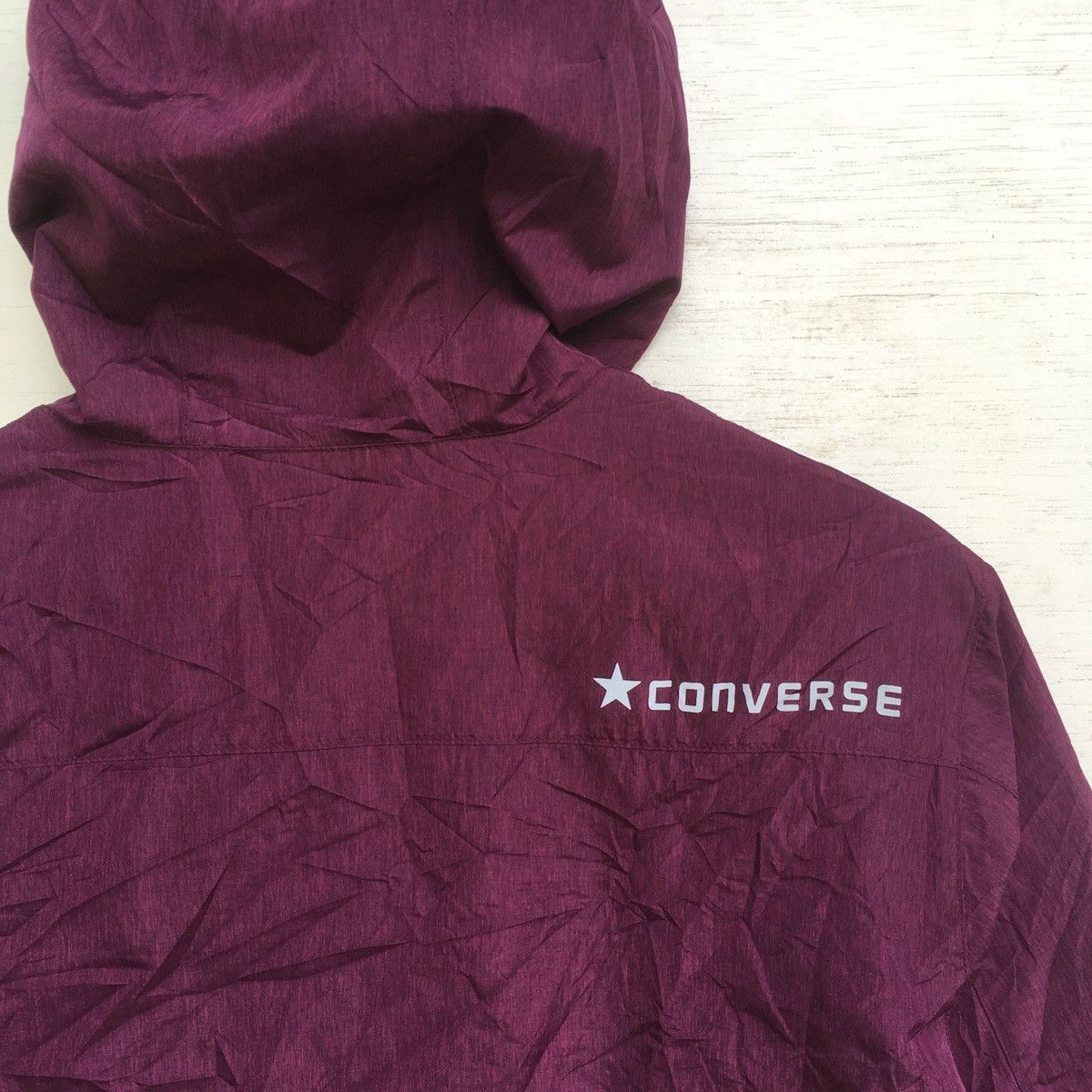 Converse × Vintage Converse Windbreaker Jacket M Purple Size US M / EU 48-50 / 2 - 13 Thumbnail