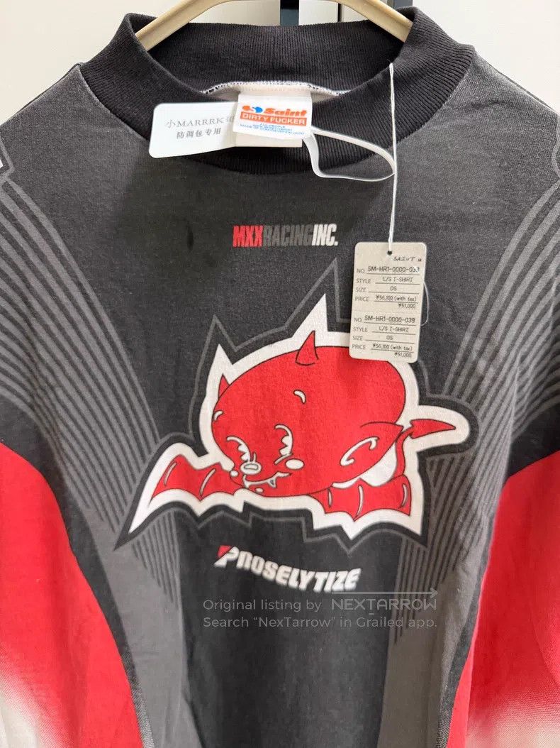 Saint Michael Saint Michael one size Angel Devil Black and Red Racing Lon Size US M / EU 48-50 / 2 - 3 Thumbnail