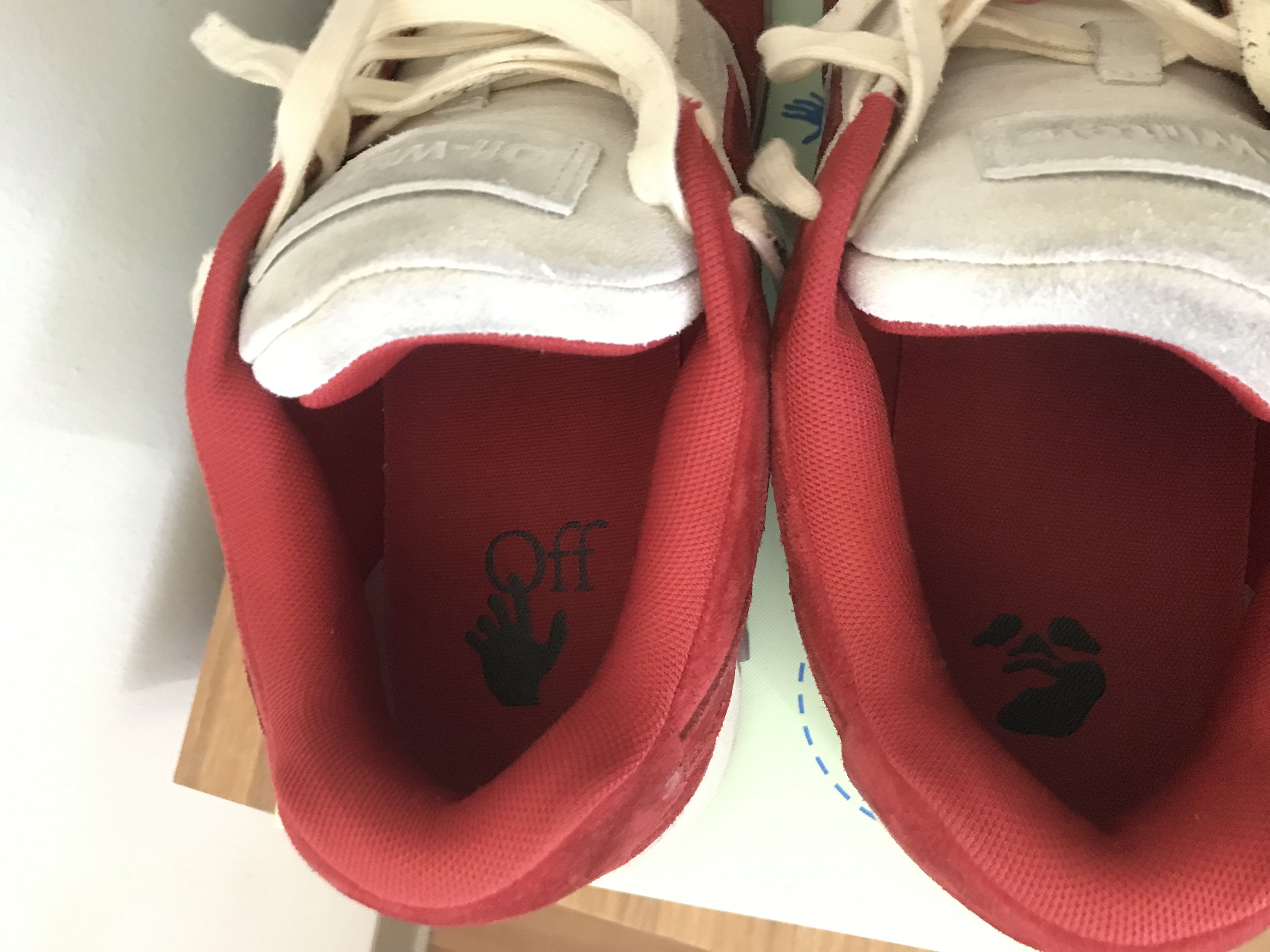 Off-White OFF WHITE "OUT OF OFFICE" VINTAGE SUEDE SNEAKERS Size US 11 / EU 44 - 5 Thumbnail