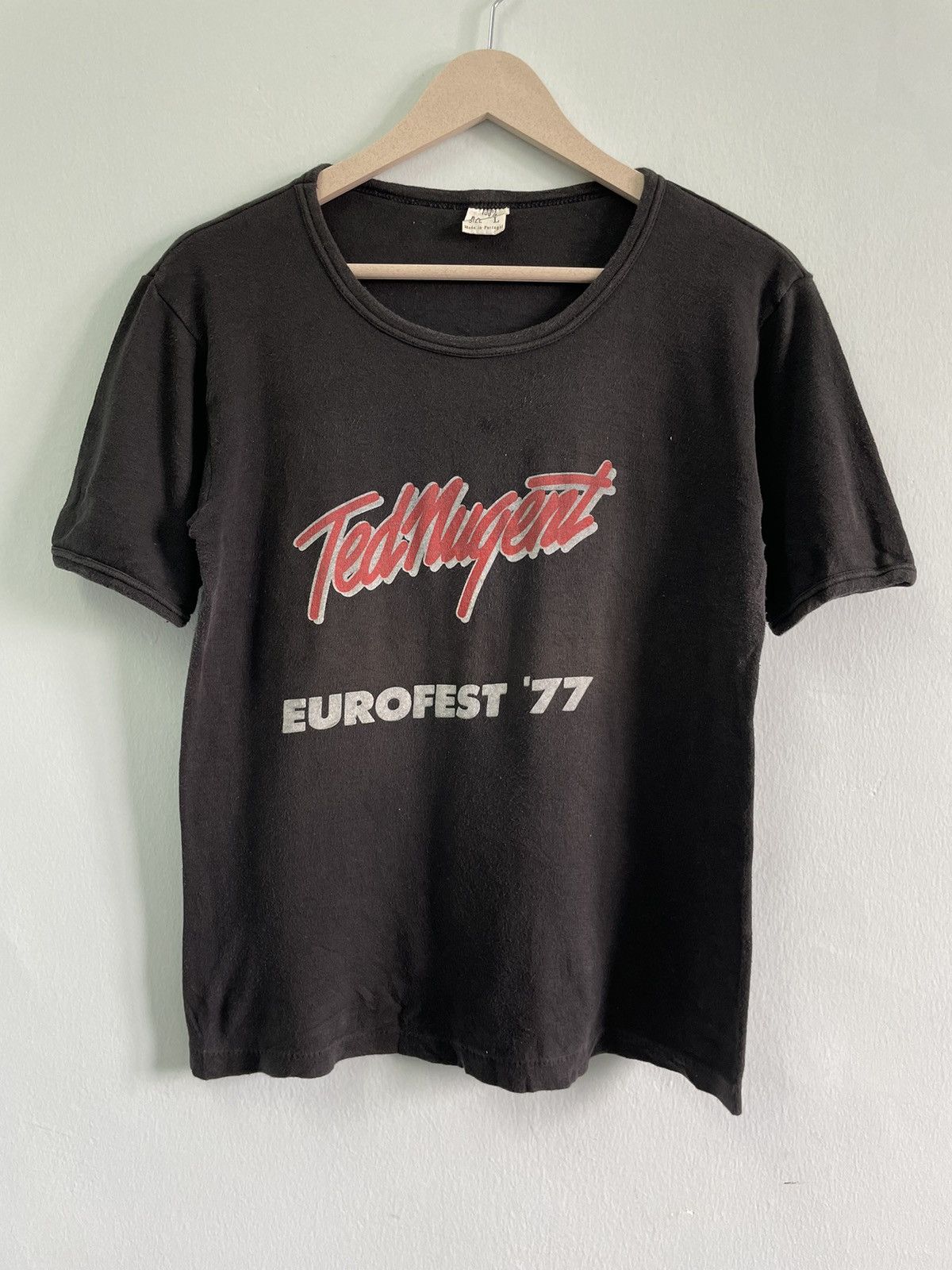 Band Tees × Vintage Very Rare Vintage Ted Nugent Eurofest 77’ Tshirt Size US M / EU 48-50 / 2 - 1 Thumbnail