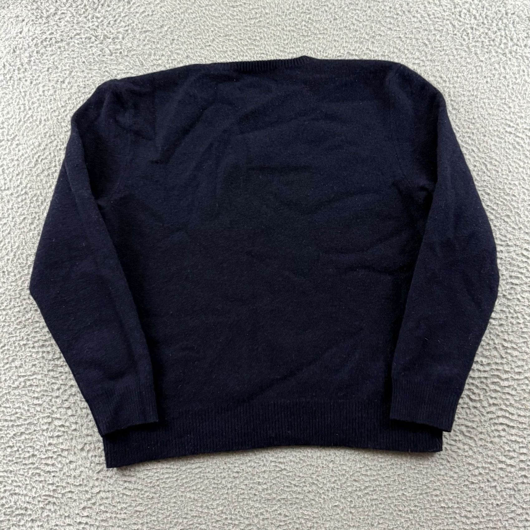 Polo Ralph Lauren VINTAGE Polo Ralph Lauren Sweater Mens Medium Navy 100% Lambswool Pony Preppy Jumper Knit Size US M / EU 48-50 / 2 - 7 Thumbnail