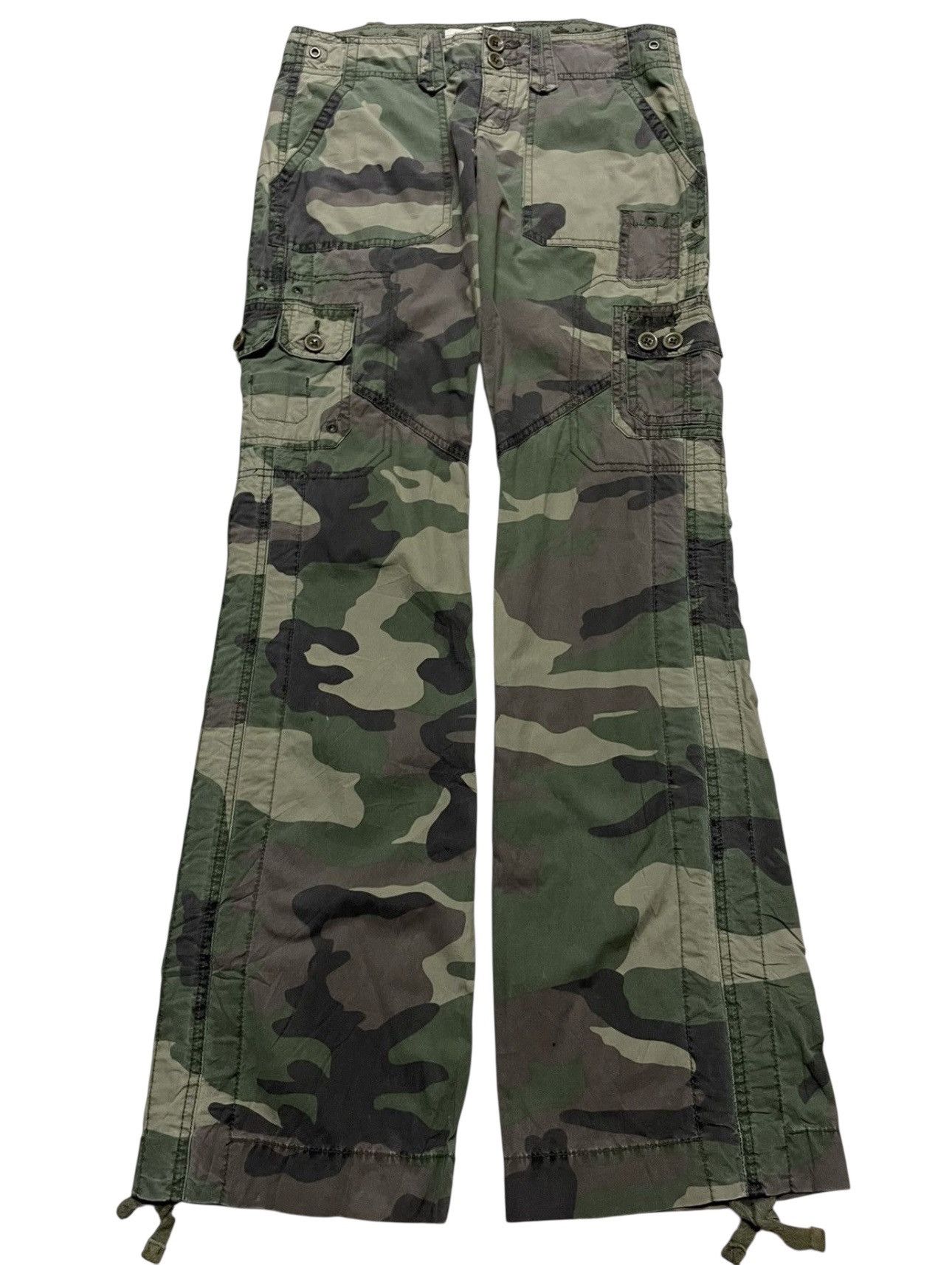 Vintage Abercrombie & Fitch Camouflage Rare Tactical Cargo
