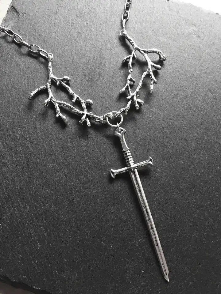 Jewelry Viking necklace chain with tree branch Size ONE SIZE - 2 Thumbnail